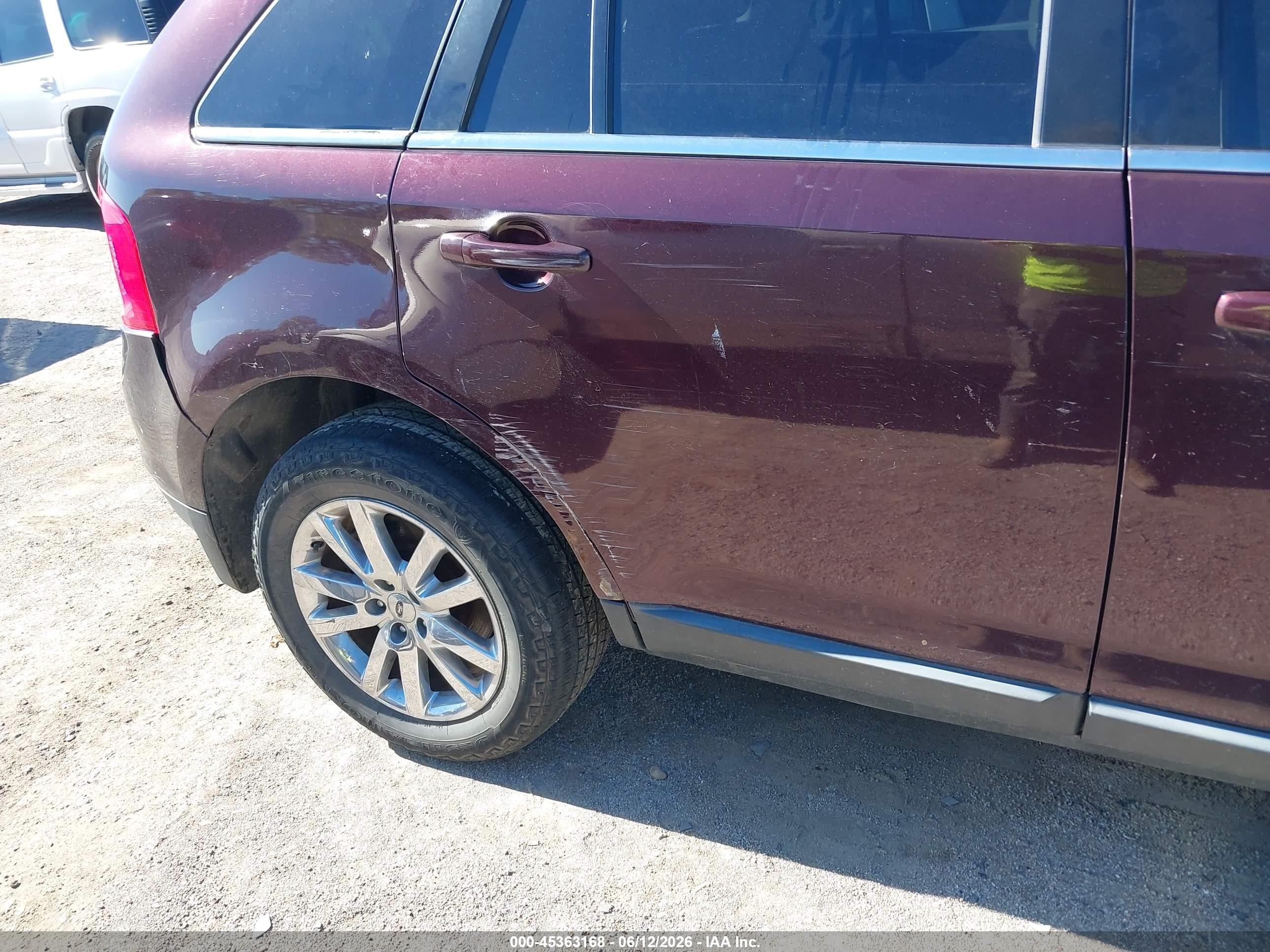 2011 Ford Edge Limited Purple vin: 2FMDK4KC2BBA08625