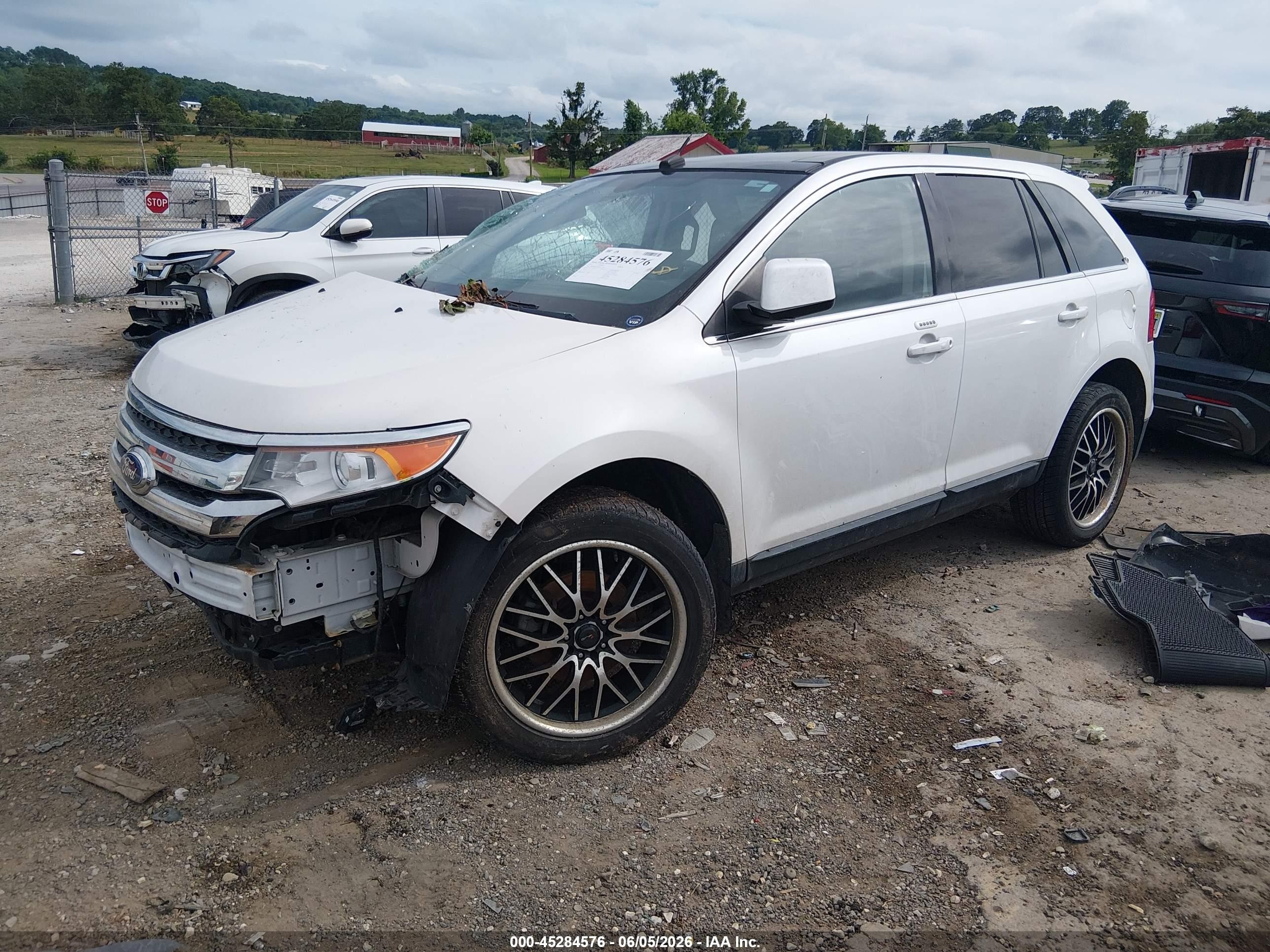 2011 Ford Edge Limited Белый vin: 2FMDK4KC2BBA71708