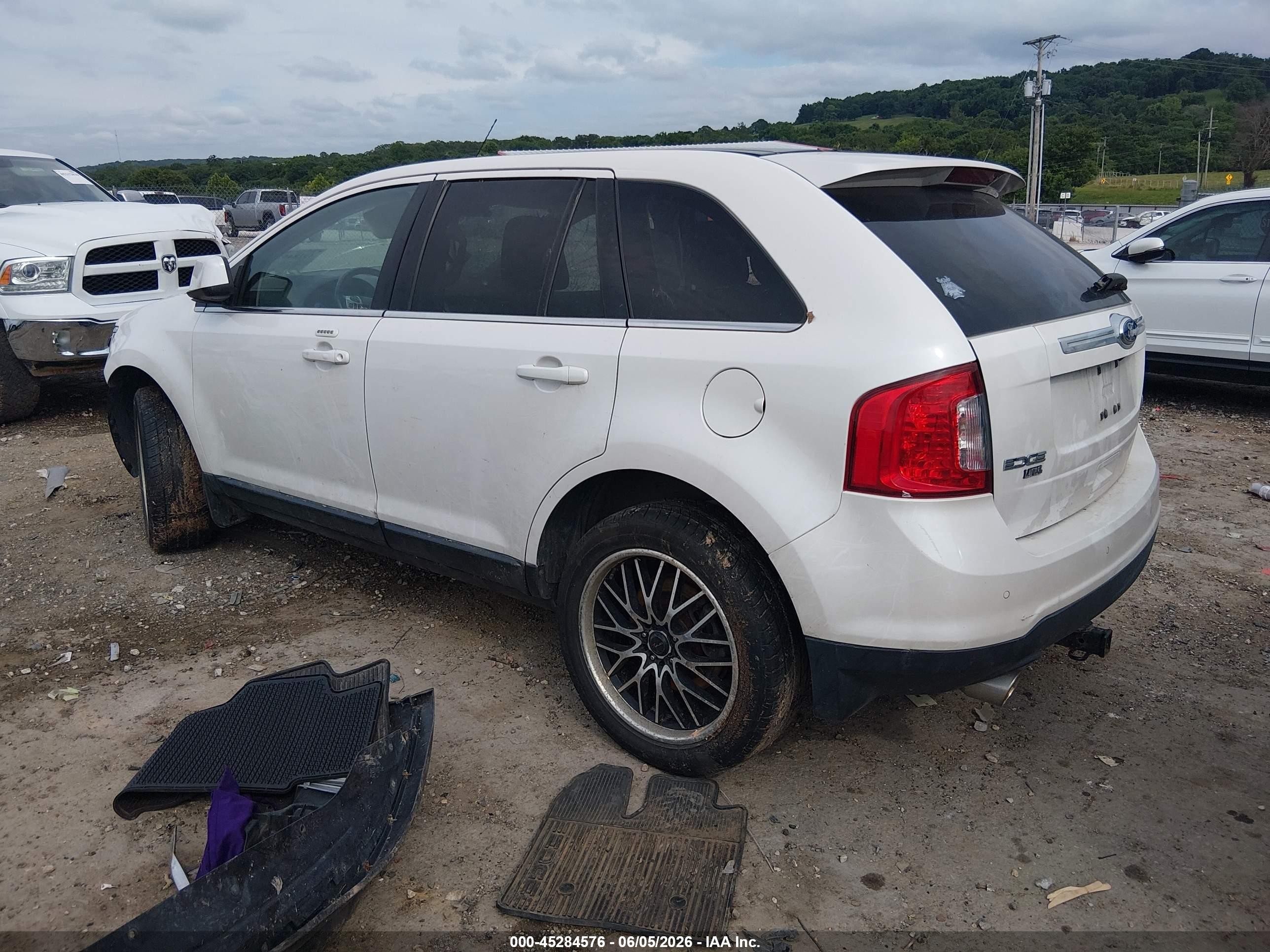 2011 Ford Edge Limited Белый vin: 2FMDK4KC2BBA71708
