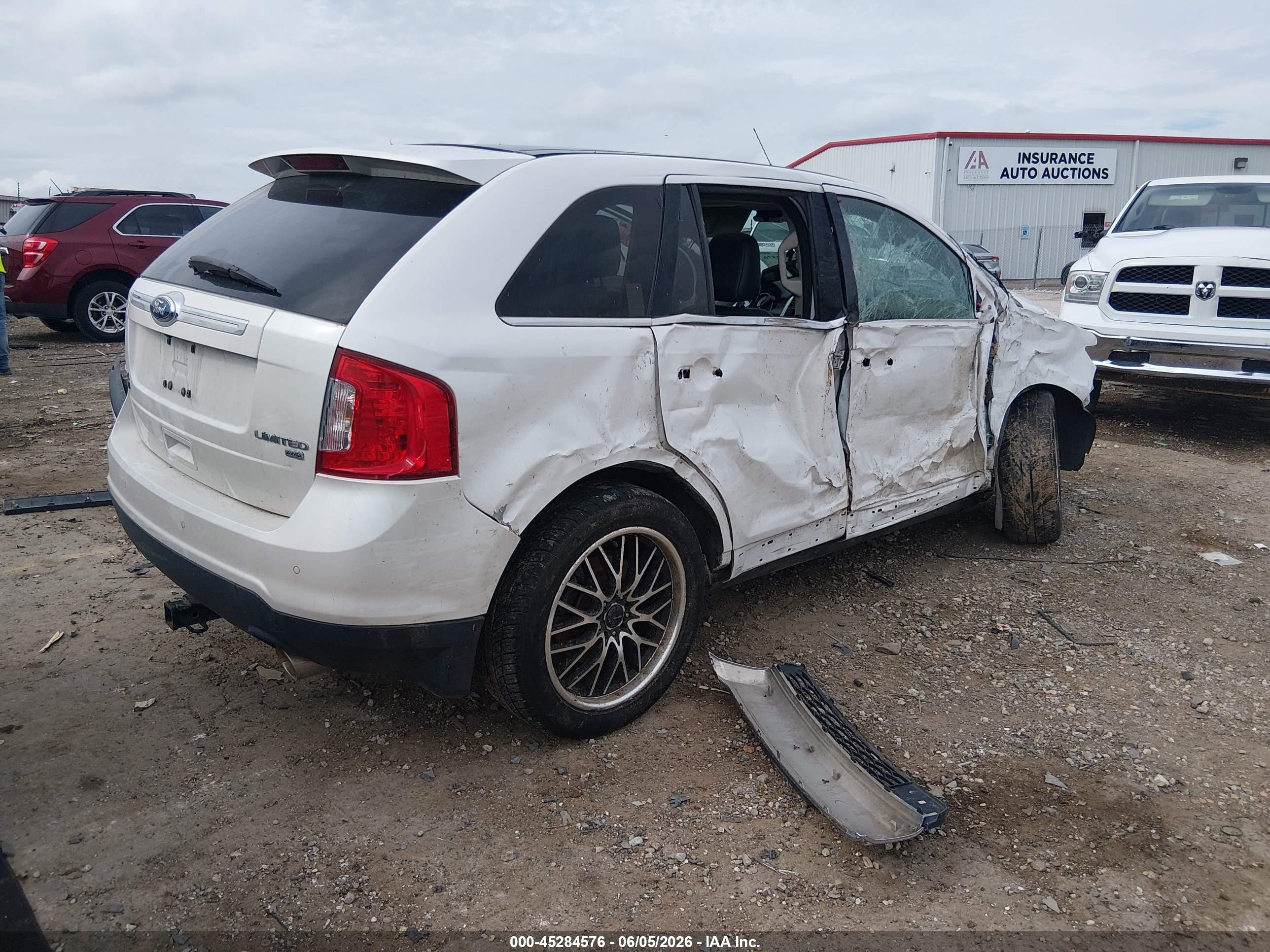 2011 Ford Edge Limited Белый vin: 2FMDK4KC2BBA71708