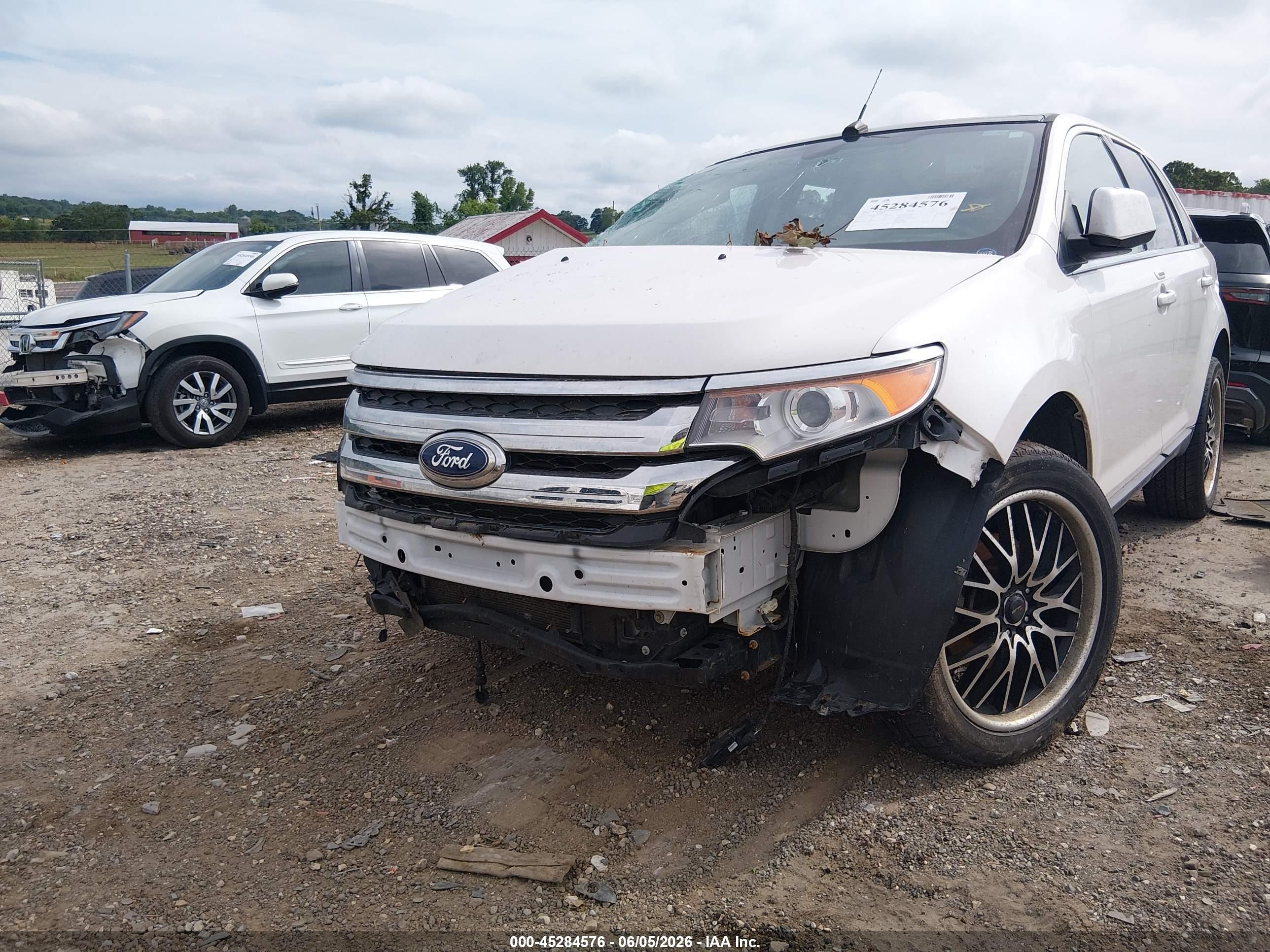 2011 Ford Edge Limited Белый vin: 2FMDK4KC2BBA71708
