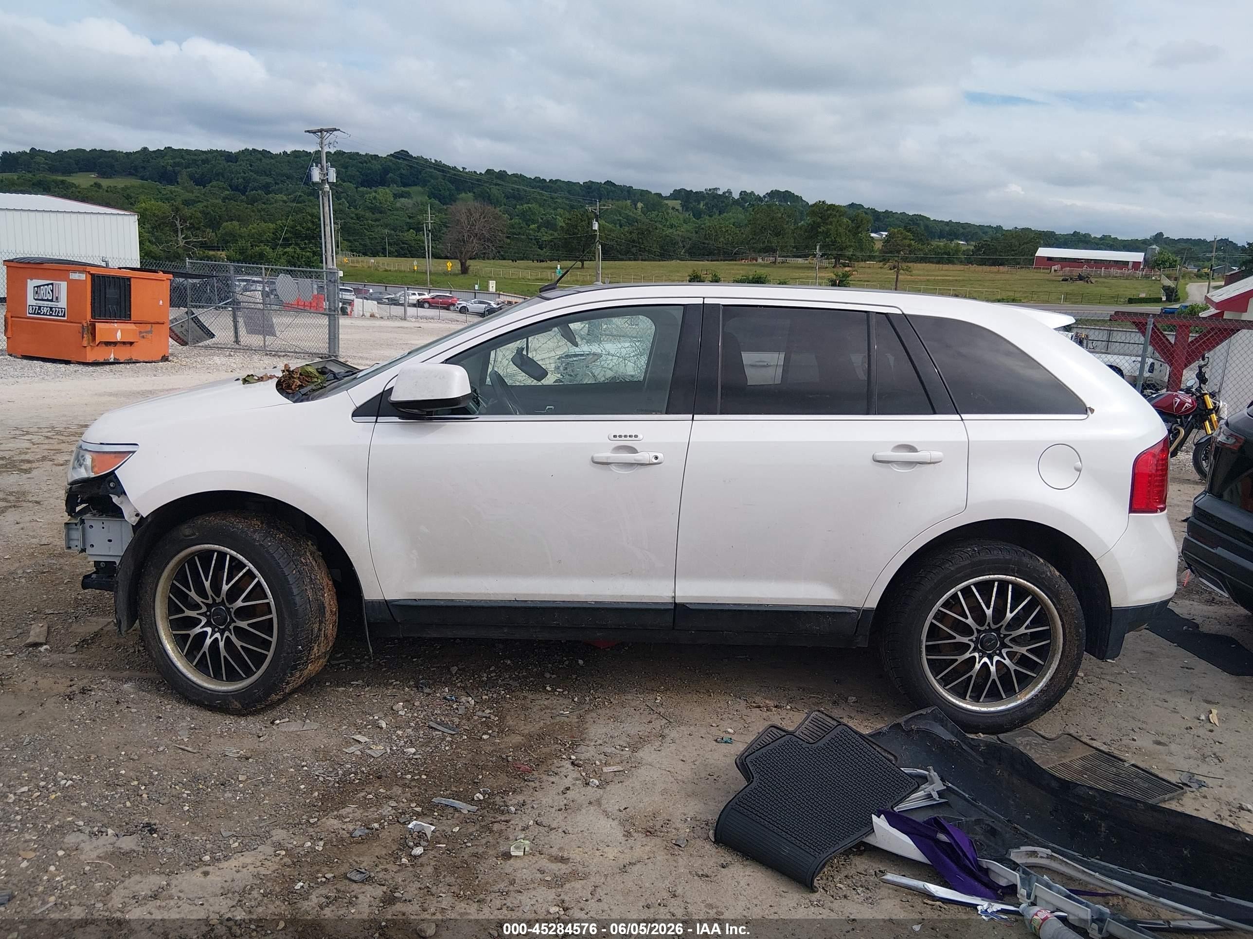 2011 Ford Edge Limited Белый vin: 2FMDK4KC2BBA71708