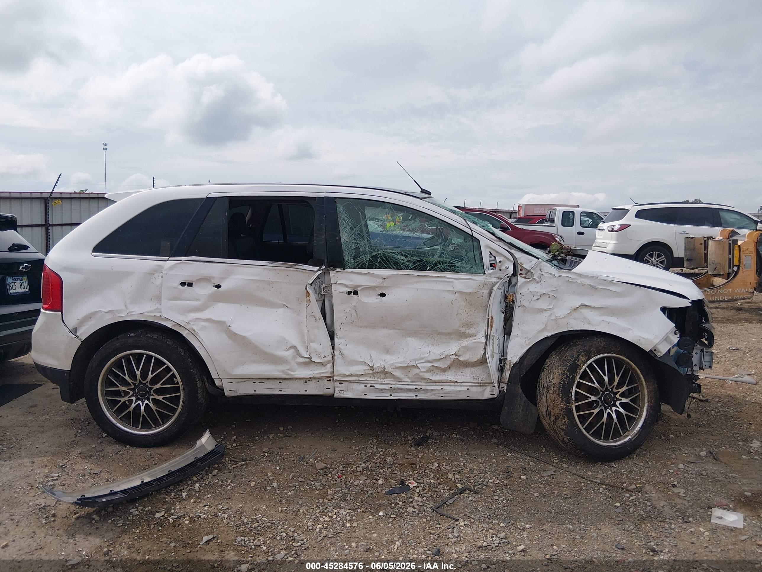 2011 Ford Edge Limited Белый vin: 2FMDK4KC2BBA71708