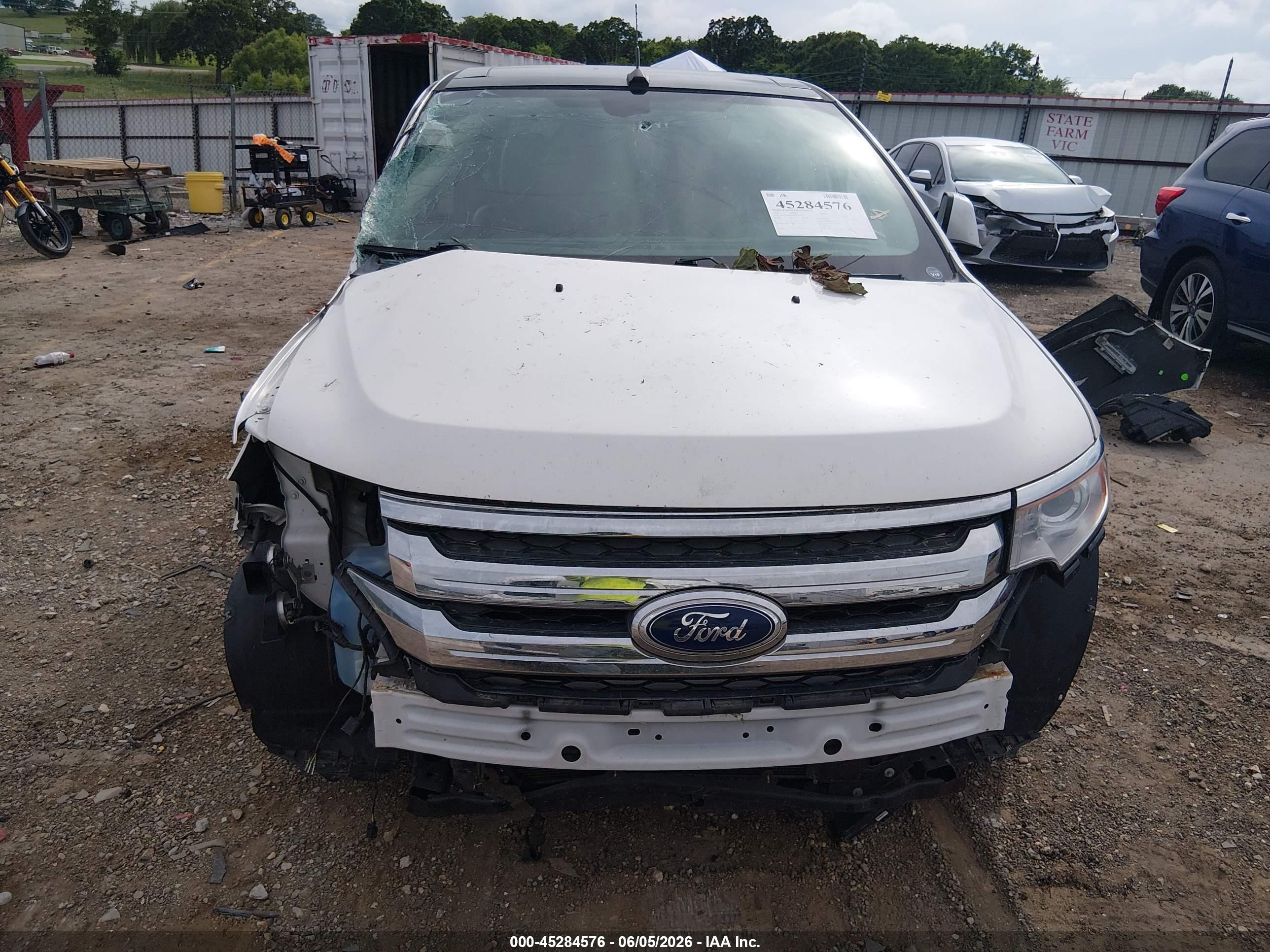 2011 Ford Edge Limited Белый vin: 2FMDK4KC2BBA71708