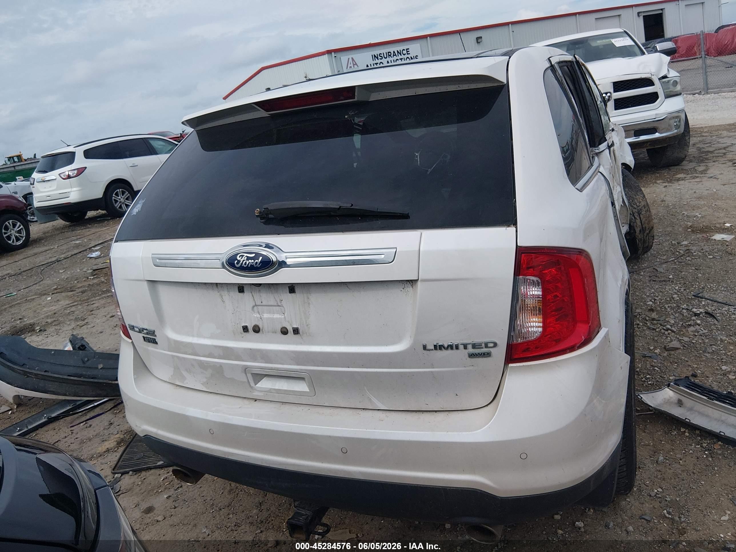 2011 Ford Edge Limited Белый vin: 2FMDK4KC2BBA71708