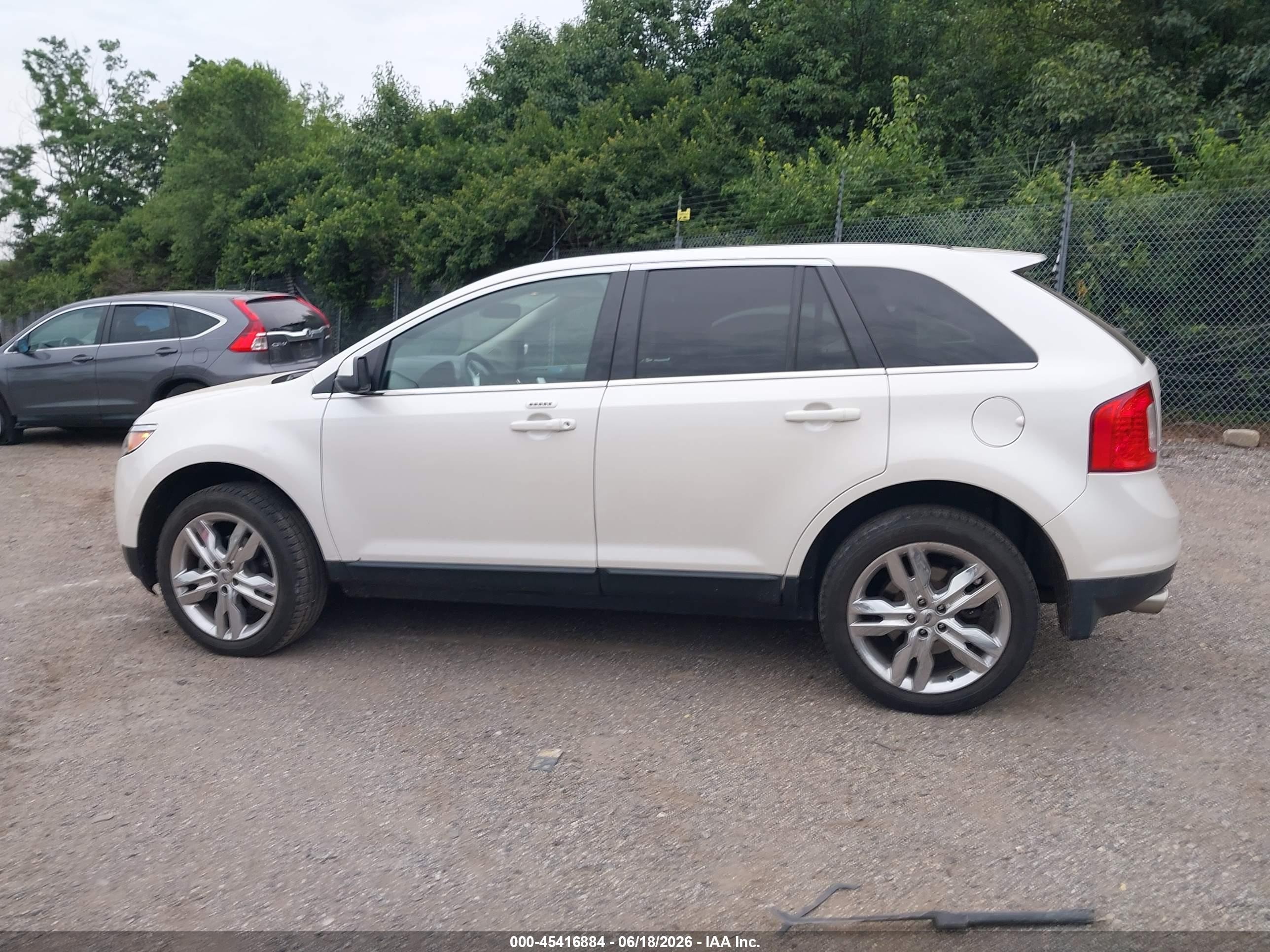 2011 Ford Edge Limited White vin: 2FMDK4KC2BBB12984