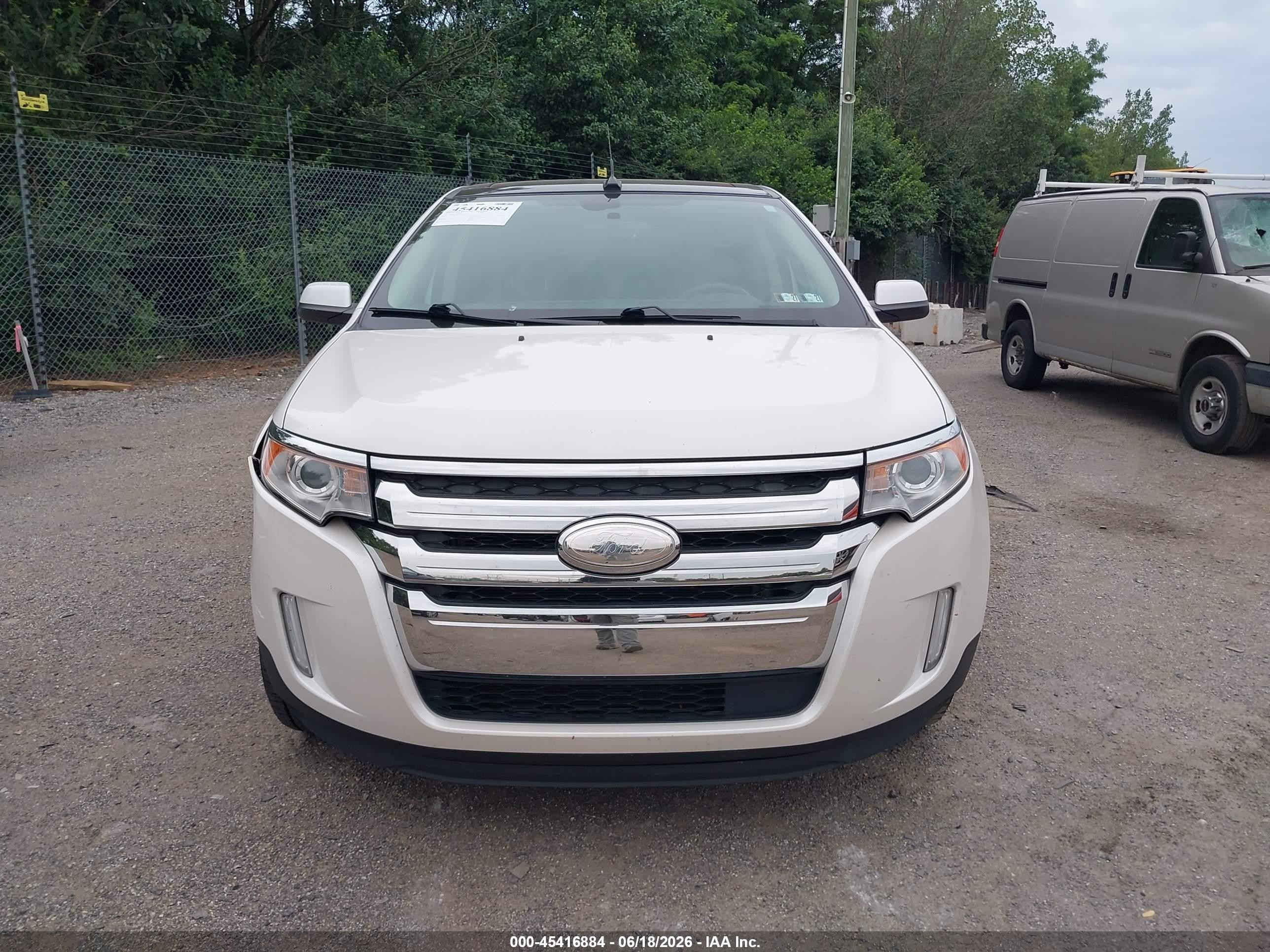 2011 Ford Edge Limited White vin: 2FMDK4KC2BBB12984