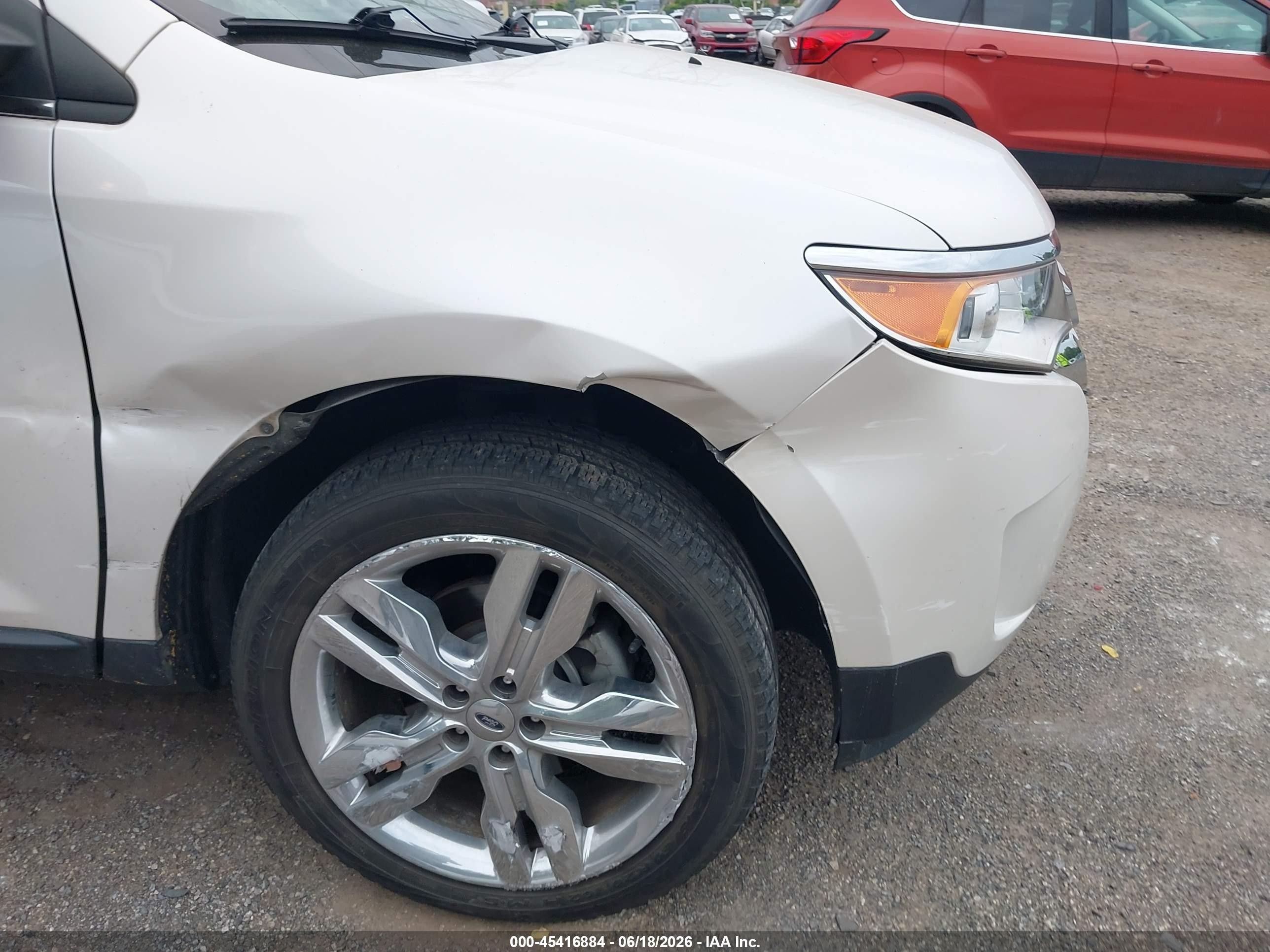 2011 Ford Edge Limited White vin: 2FMDK4KC2BBB12984