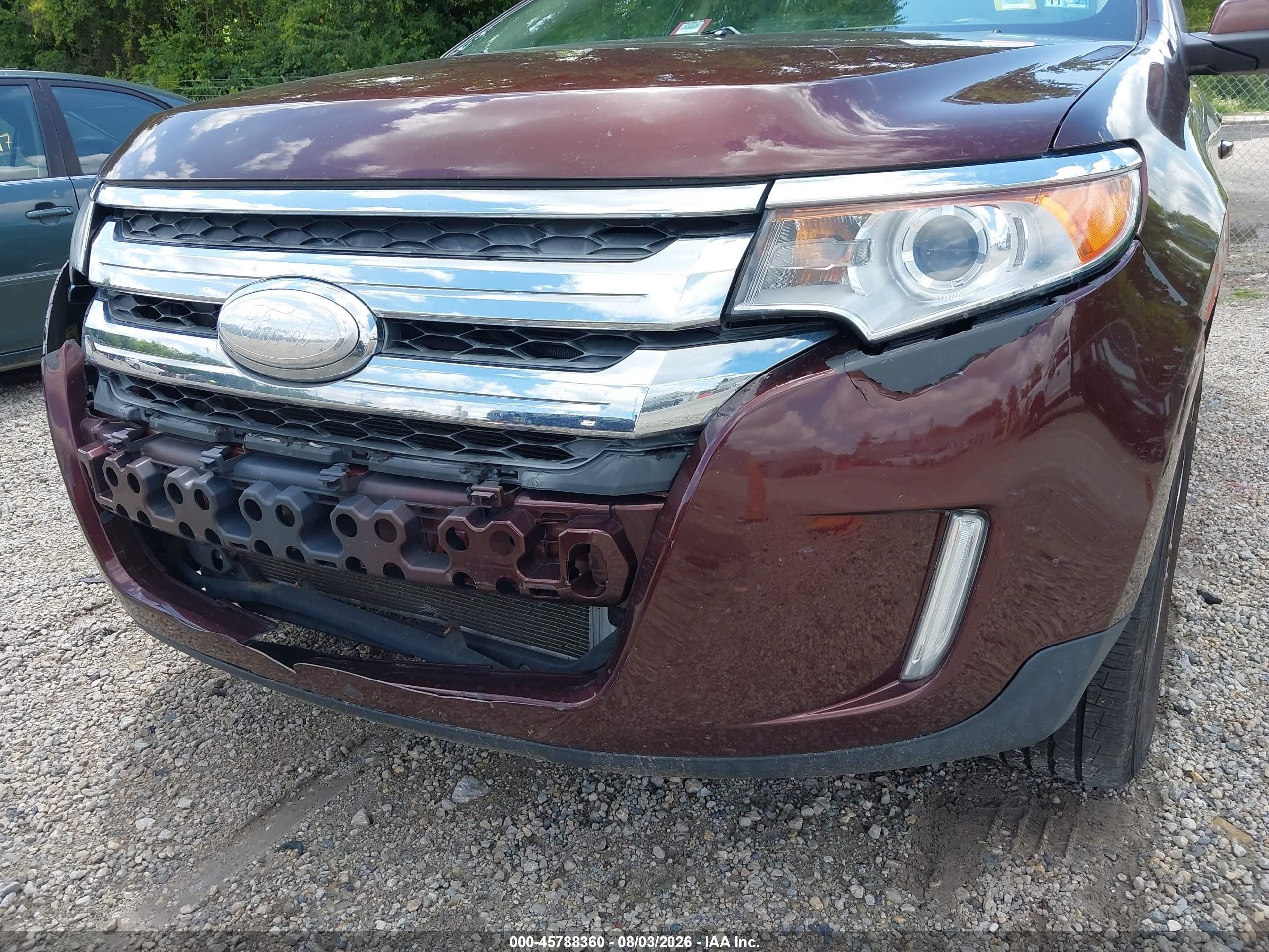 2012 Ford Edge Limited Maroon vin: 2FMDK4KC2CBA26088