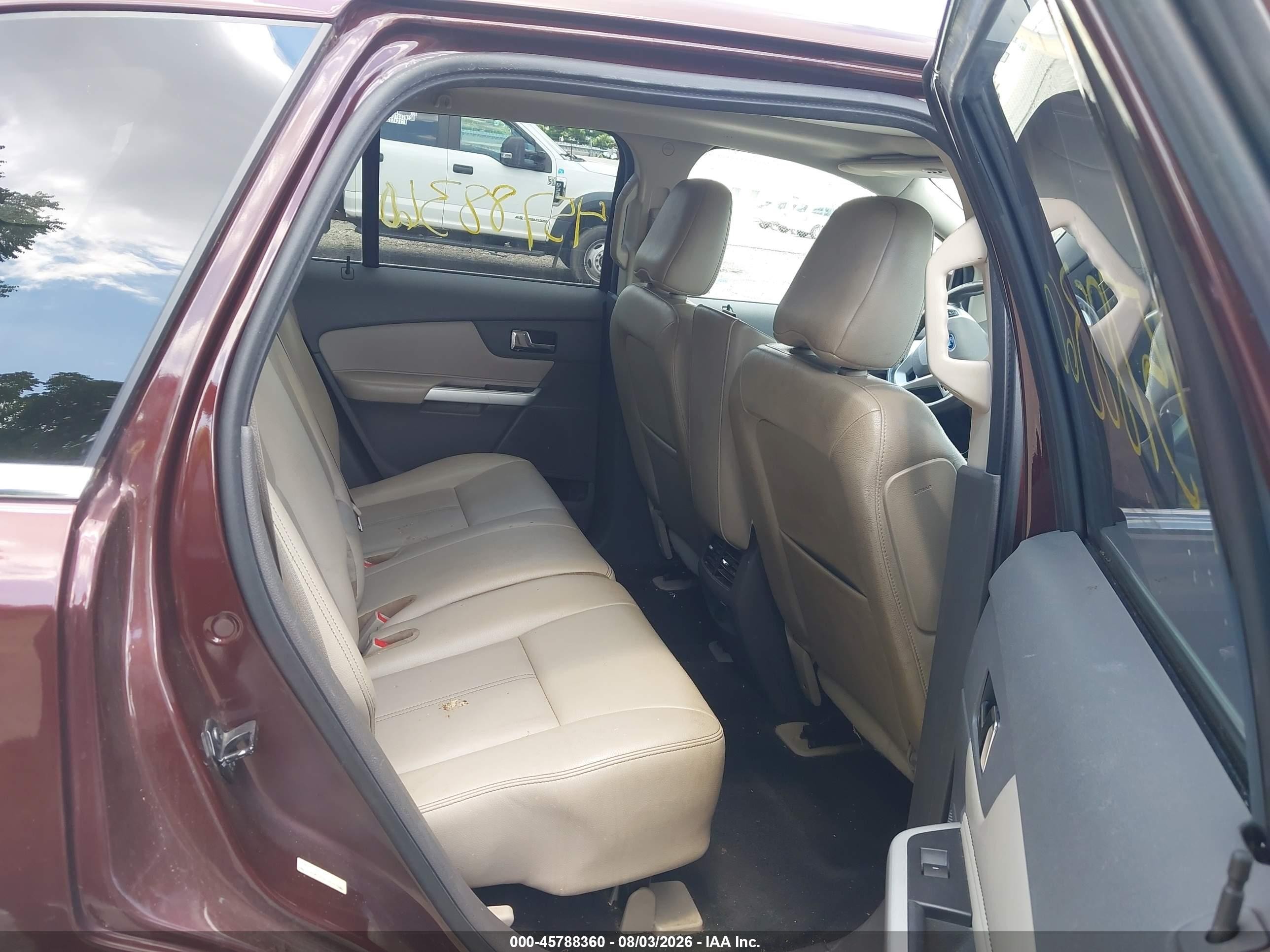 2012 Ford Edge Limited Maroon vin: 2FMDK4KC2CBA26088
