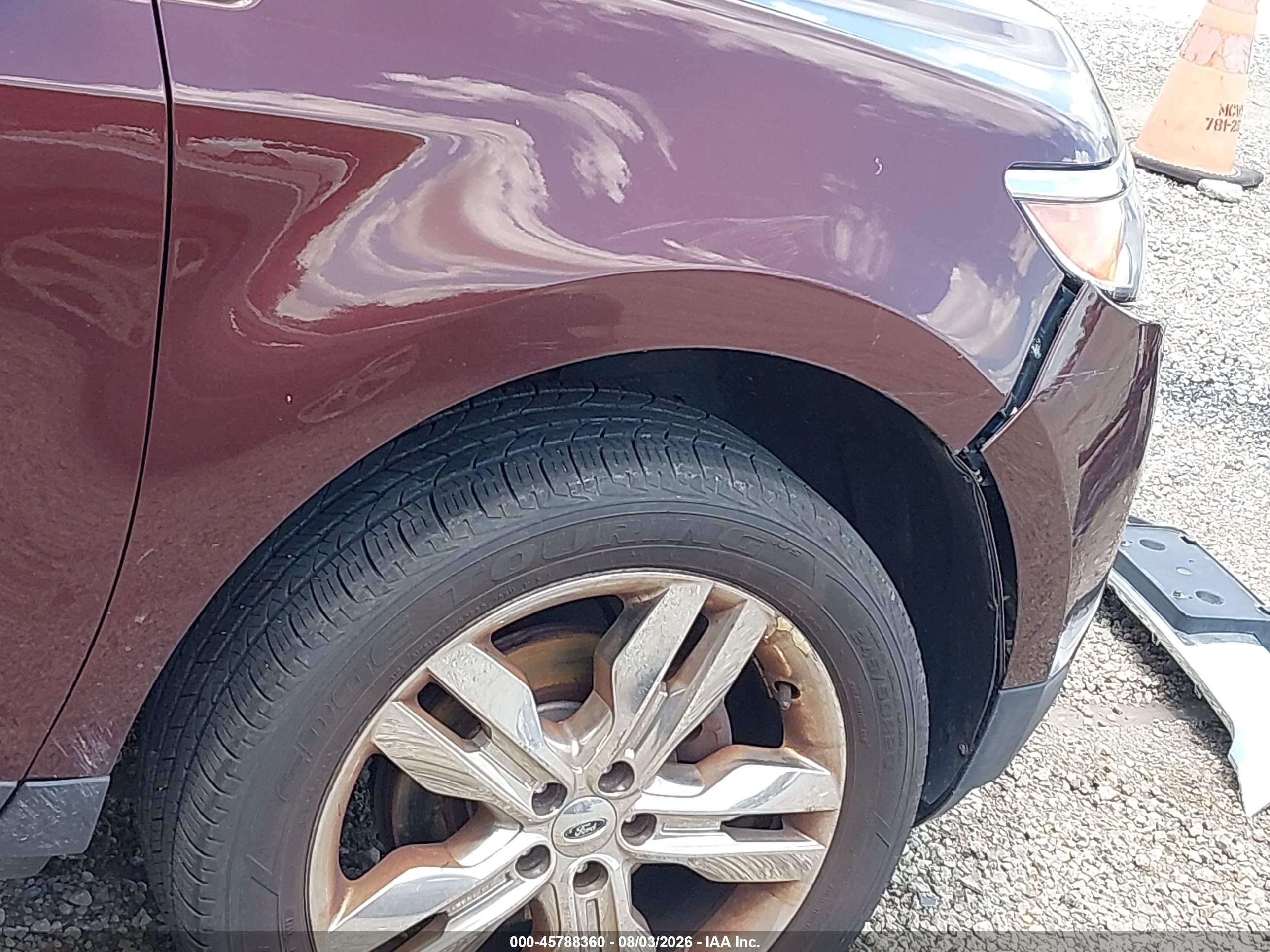 2012 Ford Edge Limited Maroon vin: 2FMDK4KC2CBA26088