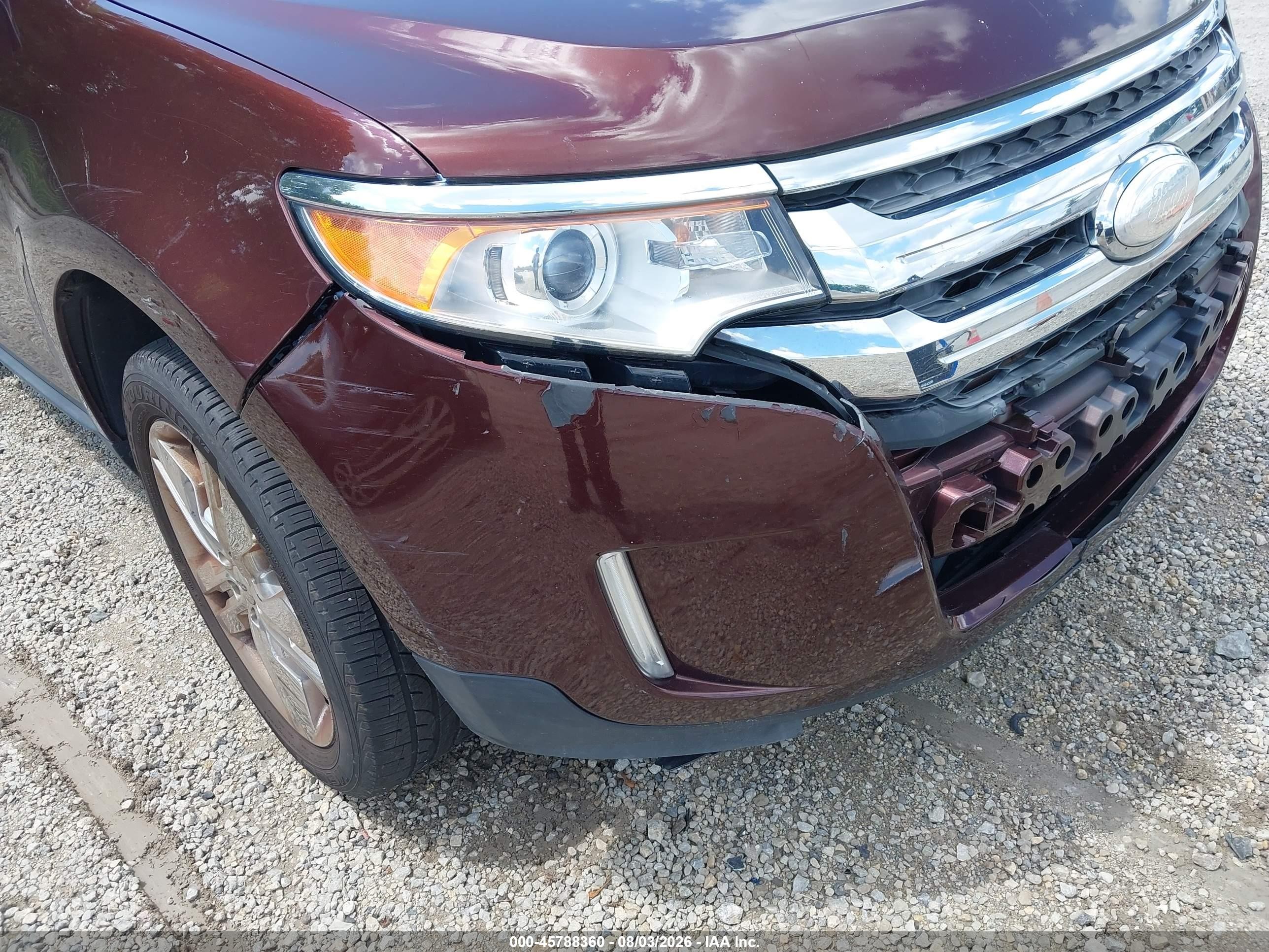 2012 Ford Edge Limited Maroon vin: 2FMDK4KC2CBA26088