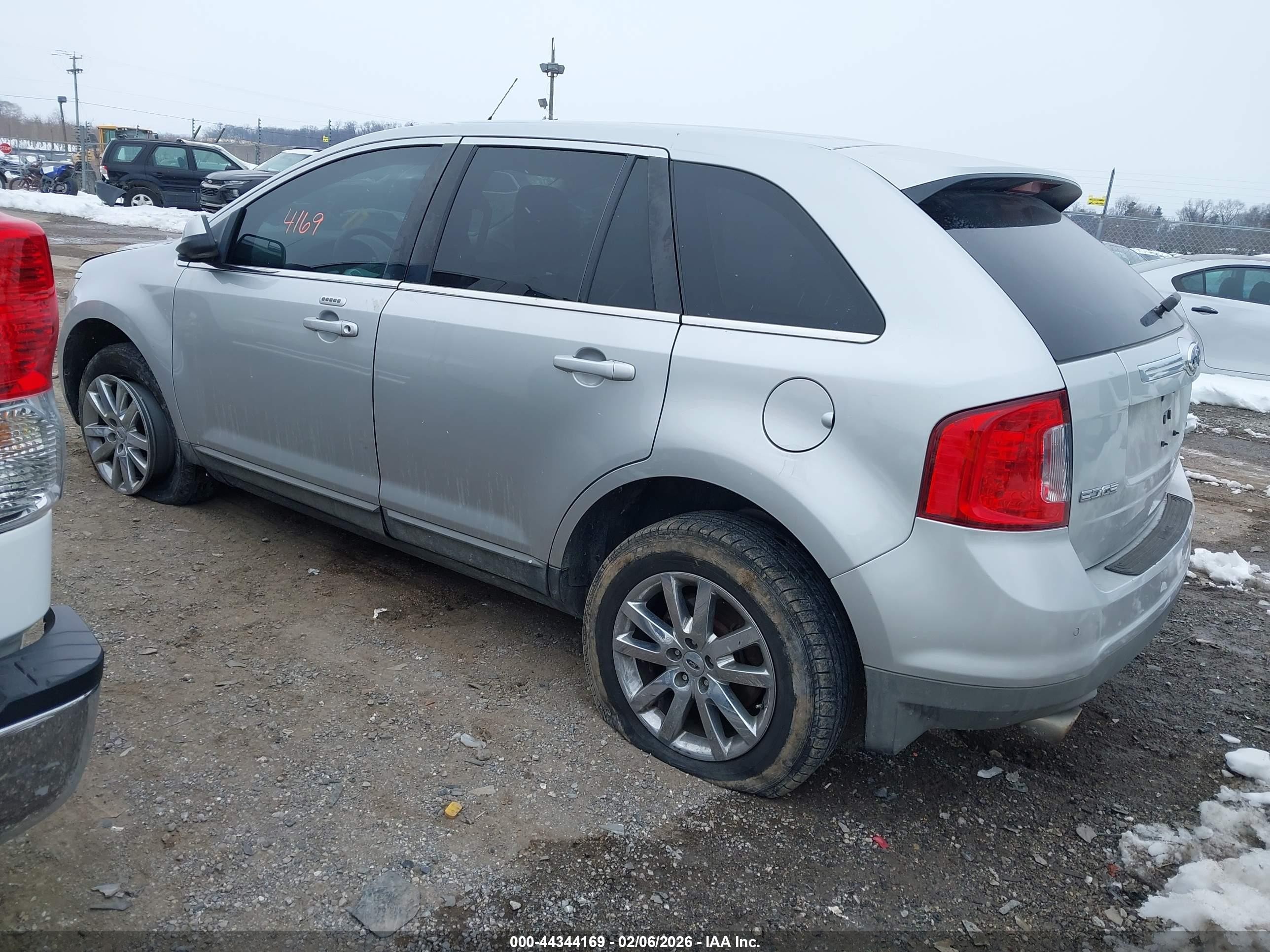 2012 Ford Edge Limited Silver vin: 2FMDK4KC2CBA27810