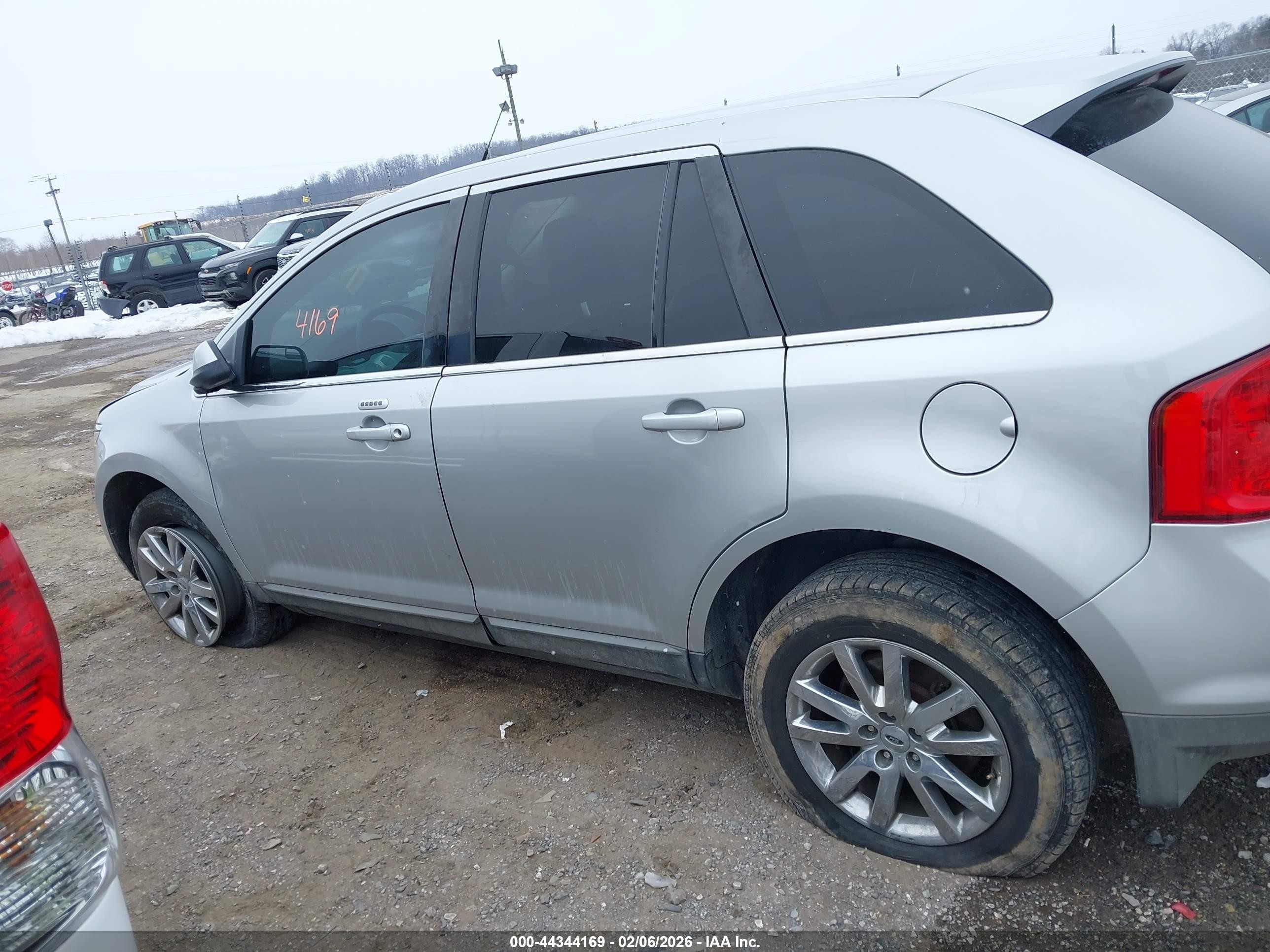 2012 Ford Edge Limited Silver vin: 2FMDK4KC2CBA27810