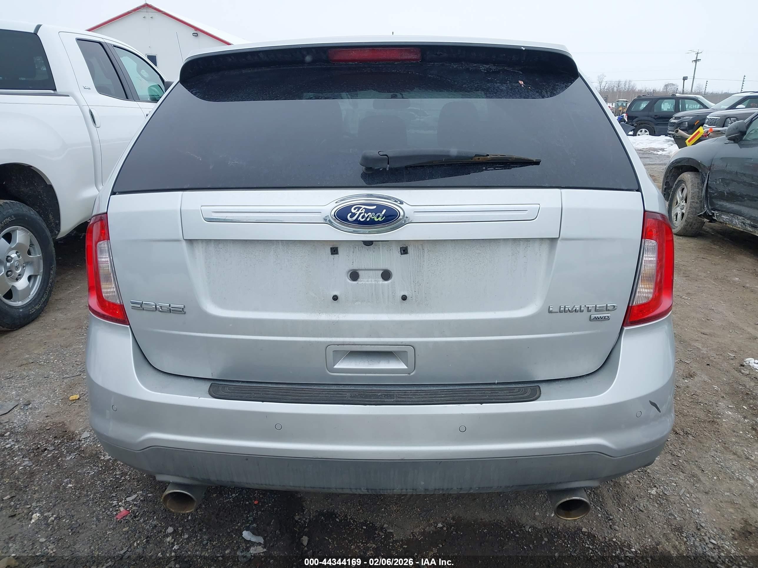 2012 Ford Edge Limited Silver vin: 2FMDK4KC2CBA27810