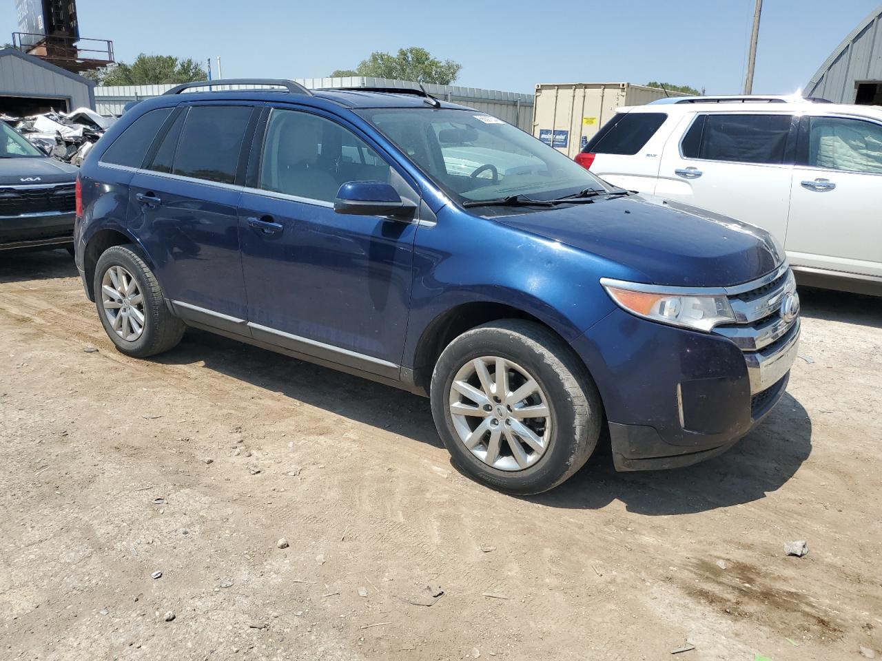 2012 Ford Edge Limited Blue vin: 2FMDK4KC2CBA37463