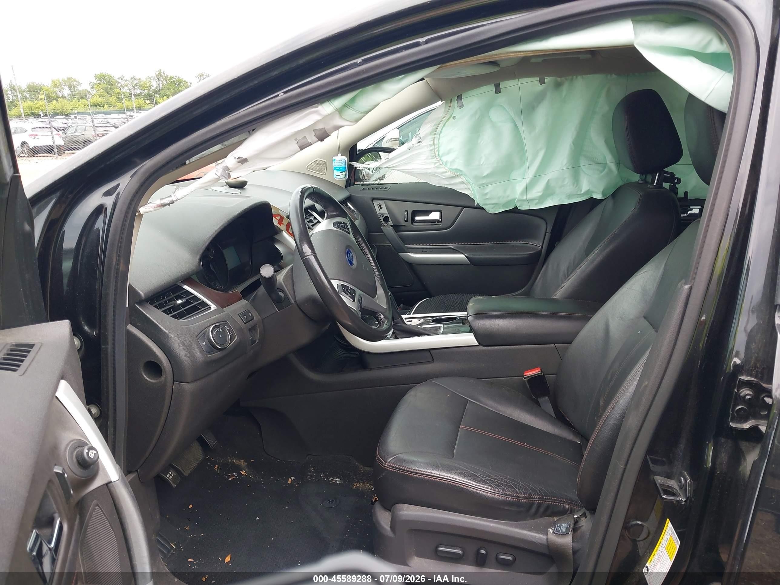 2012 Ford Edge Limited Black vin: 2FMDK4KC2CBA57180
