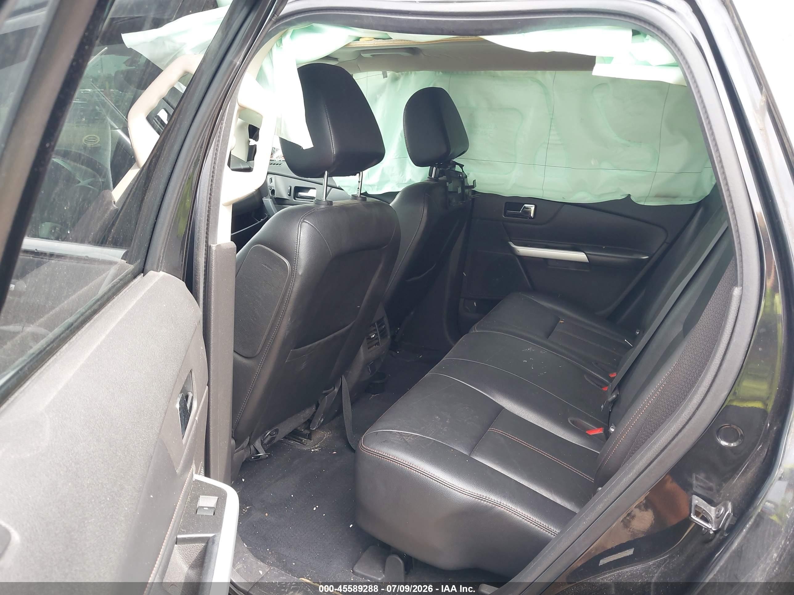 2012 Ford Edge Limited Black vin: 2FMDK4KC2CBA57180