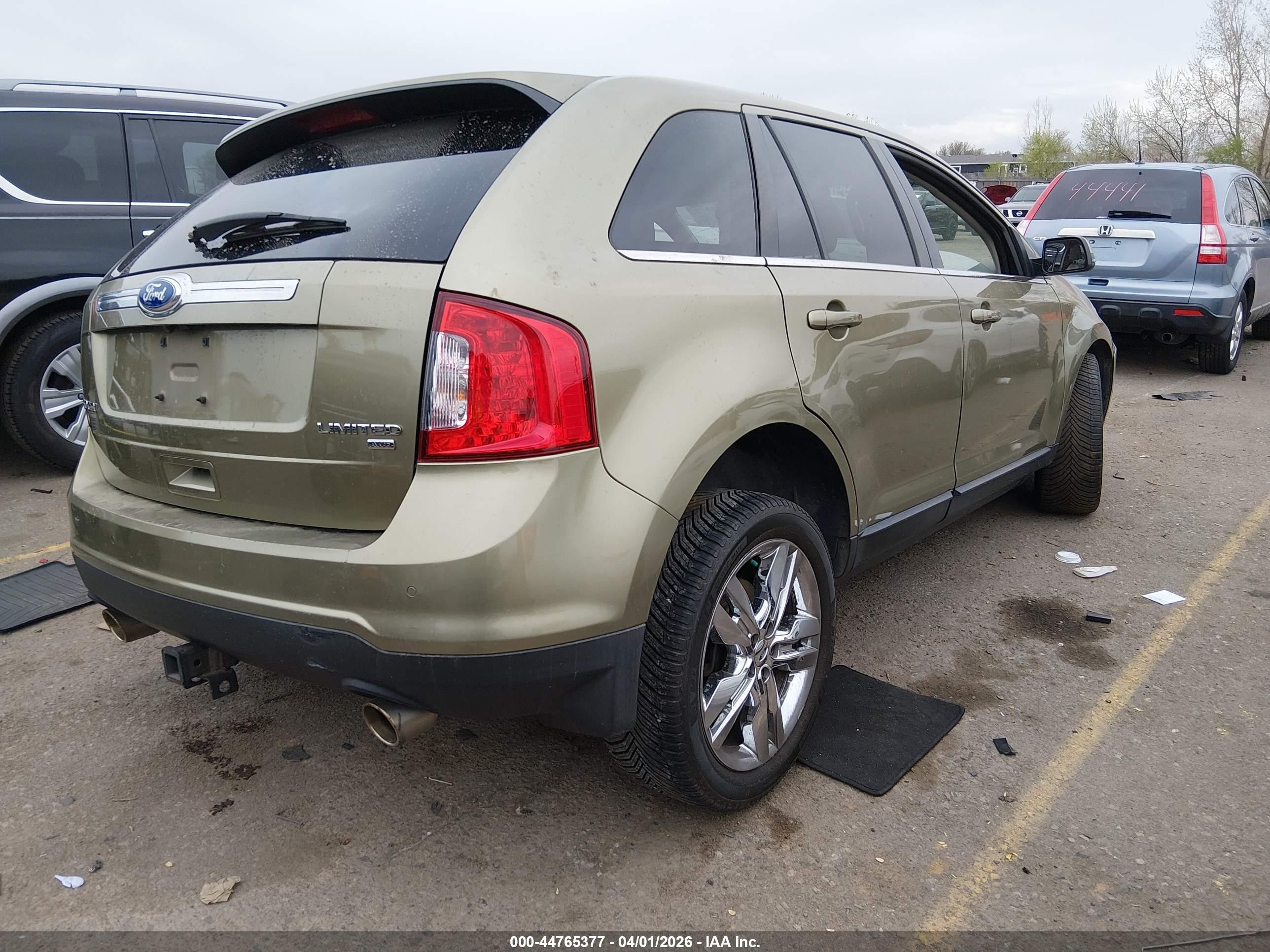 2012 Ford Edge Limited Green vin: 2FMDK4KC2CBA81513