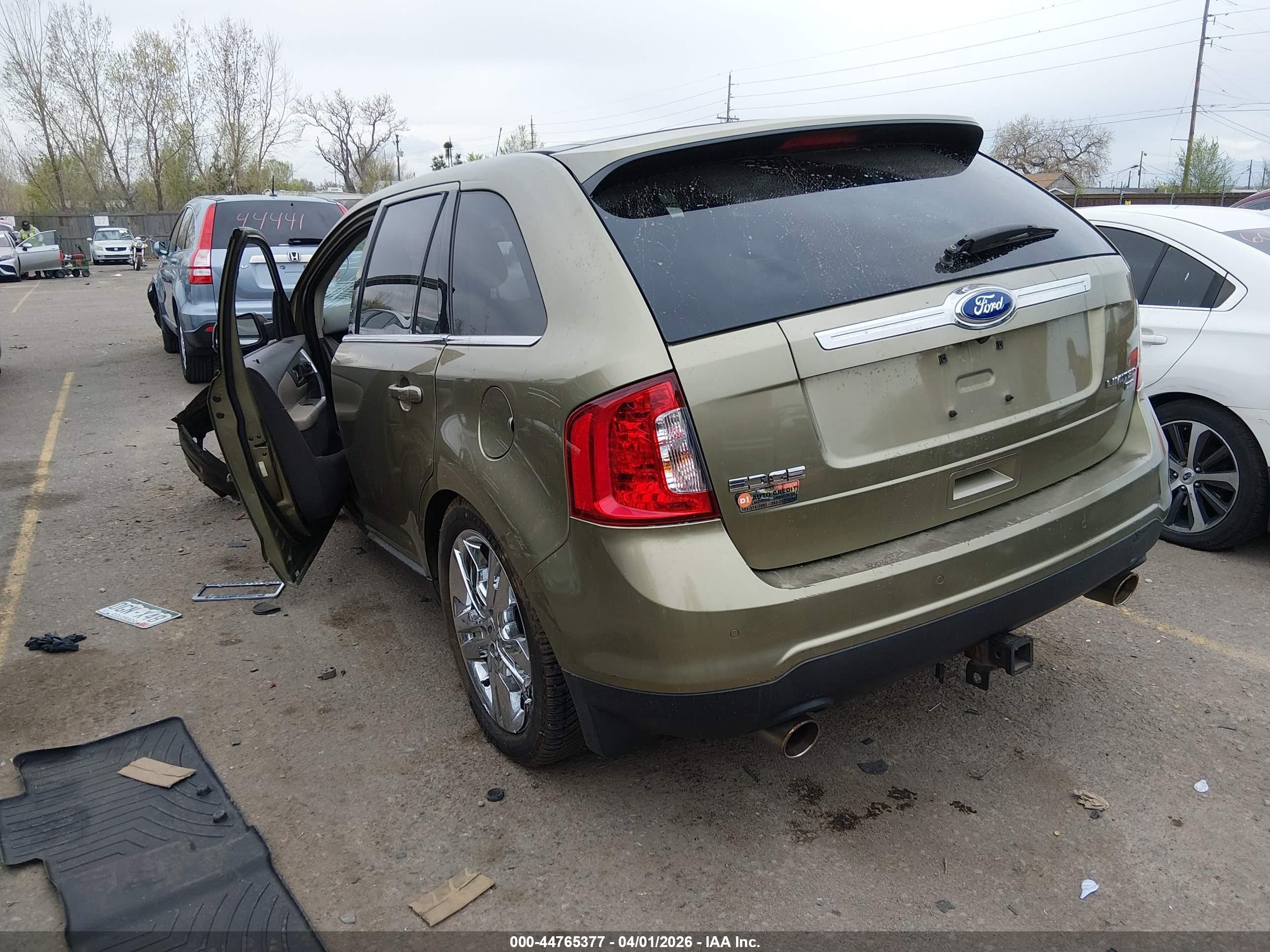 2012 Ford Edge Limited Green vin: 2FMDK4KC2CBA81513
