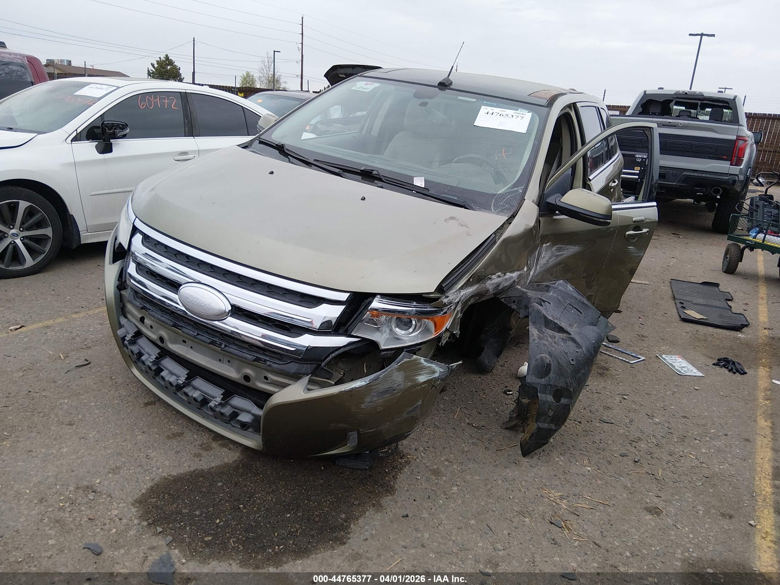2012 Ford Edge Limited Green vin: 2FMDK4KC2CBA81513