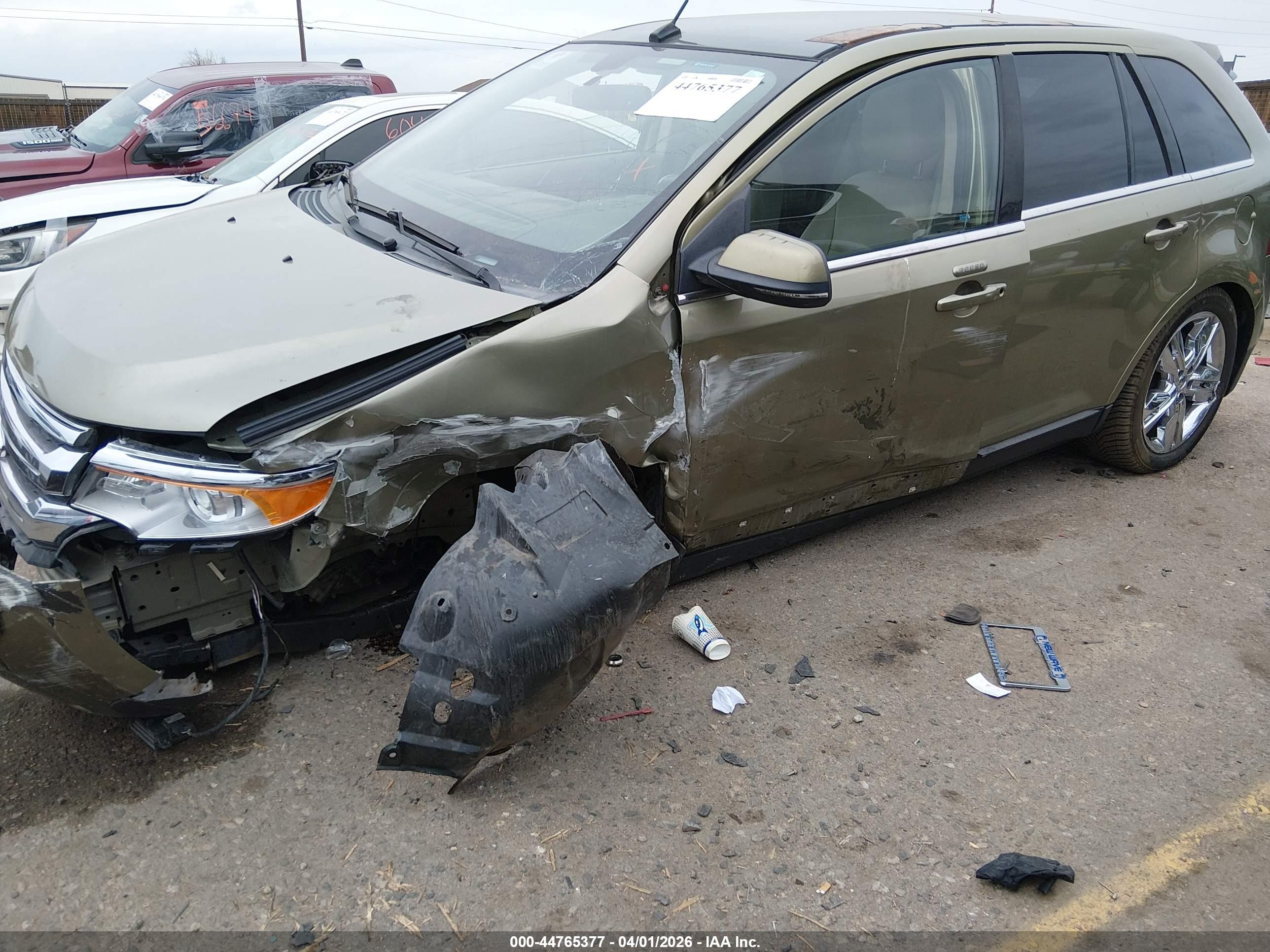 2012 Ford Edge Limited Green vin: 2FMDK4KC2CBA81513