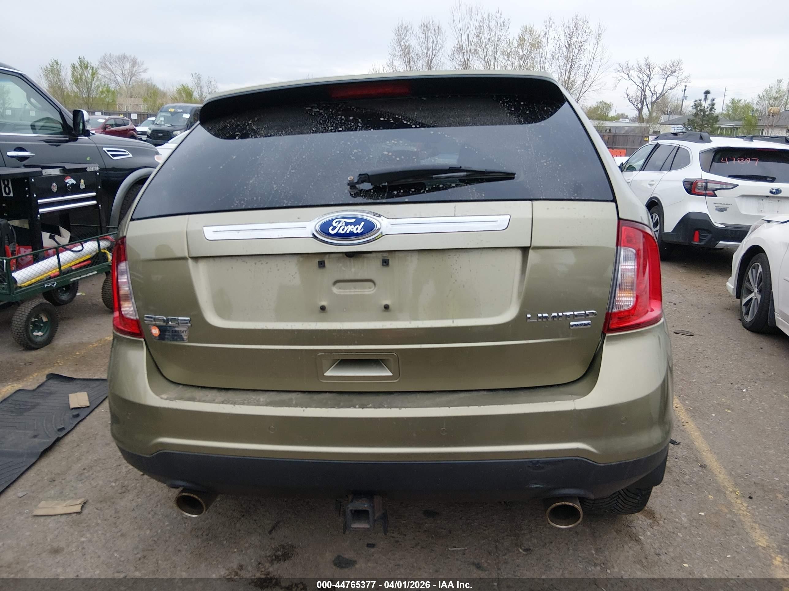 2012 Ford Edge Limited Green vin: 2FMDK4KC2CBA81513