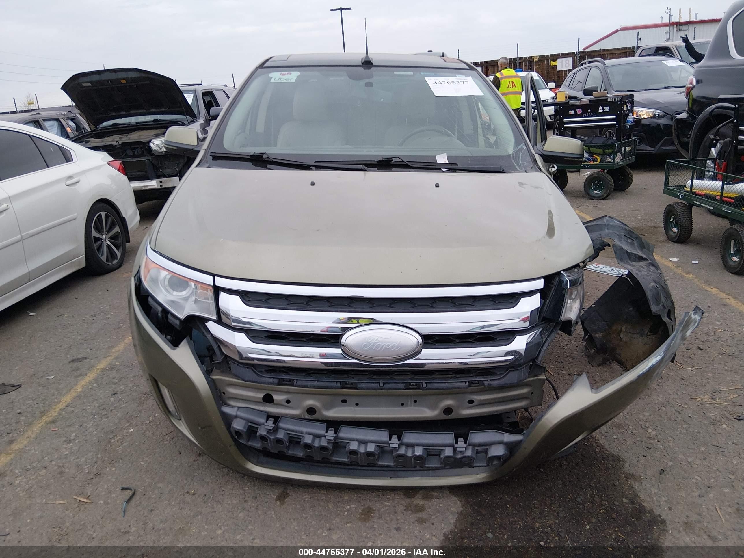 2012 Ford Edge Limited Green vin: 2FMDK4KC2CBA81513