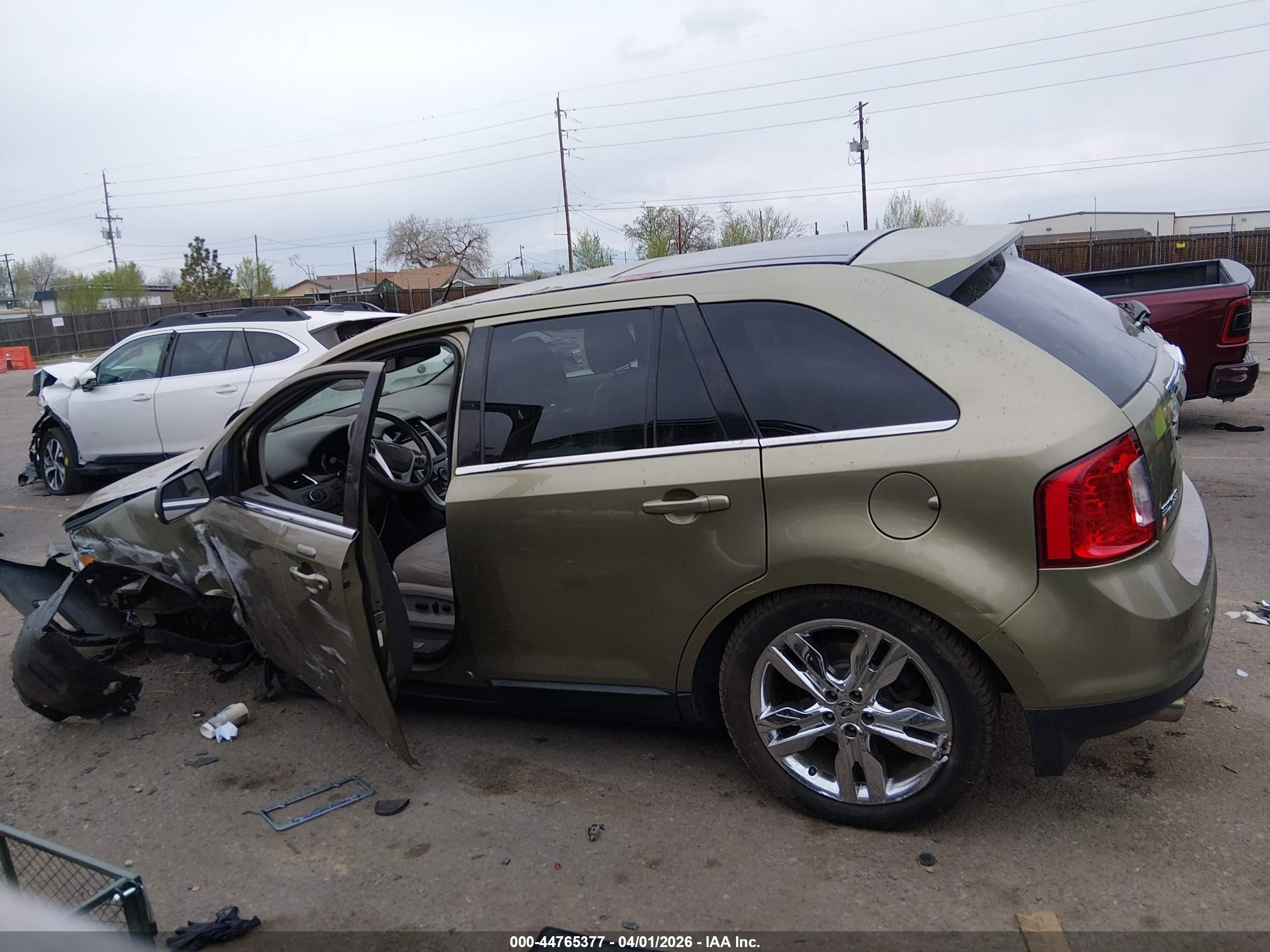 2012 Ford Edge Limited Green vin: 2FMDK4KC2CBA81513