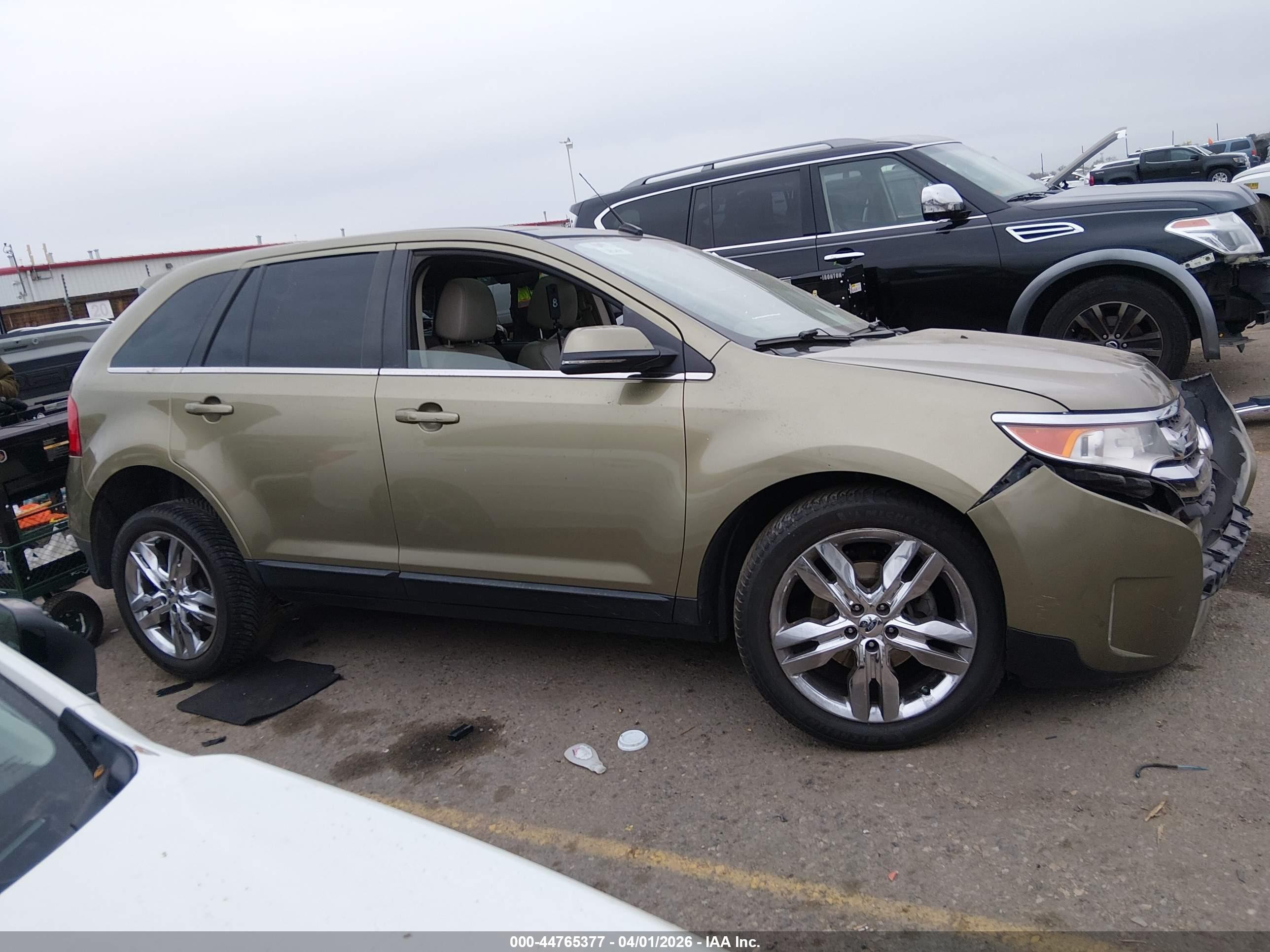 2012 Ford Edge Limited Green vin: 2FMDK4KC2CBA81513