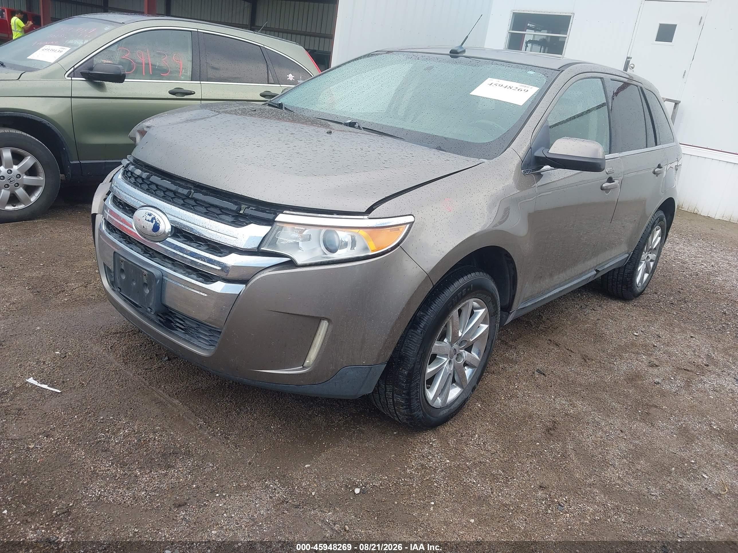 2013 Ford Edge Limited Серебряный vin: 2FMDK4KC2DBA08806