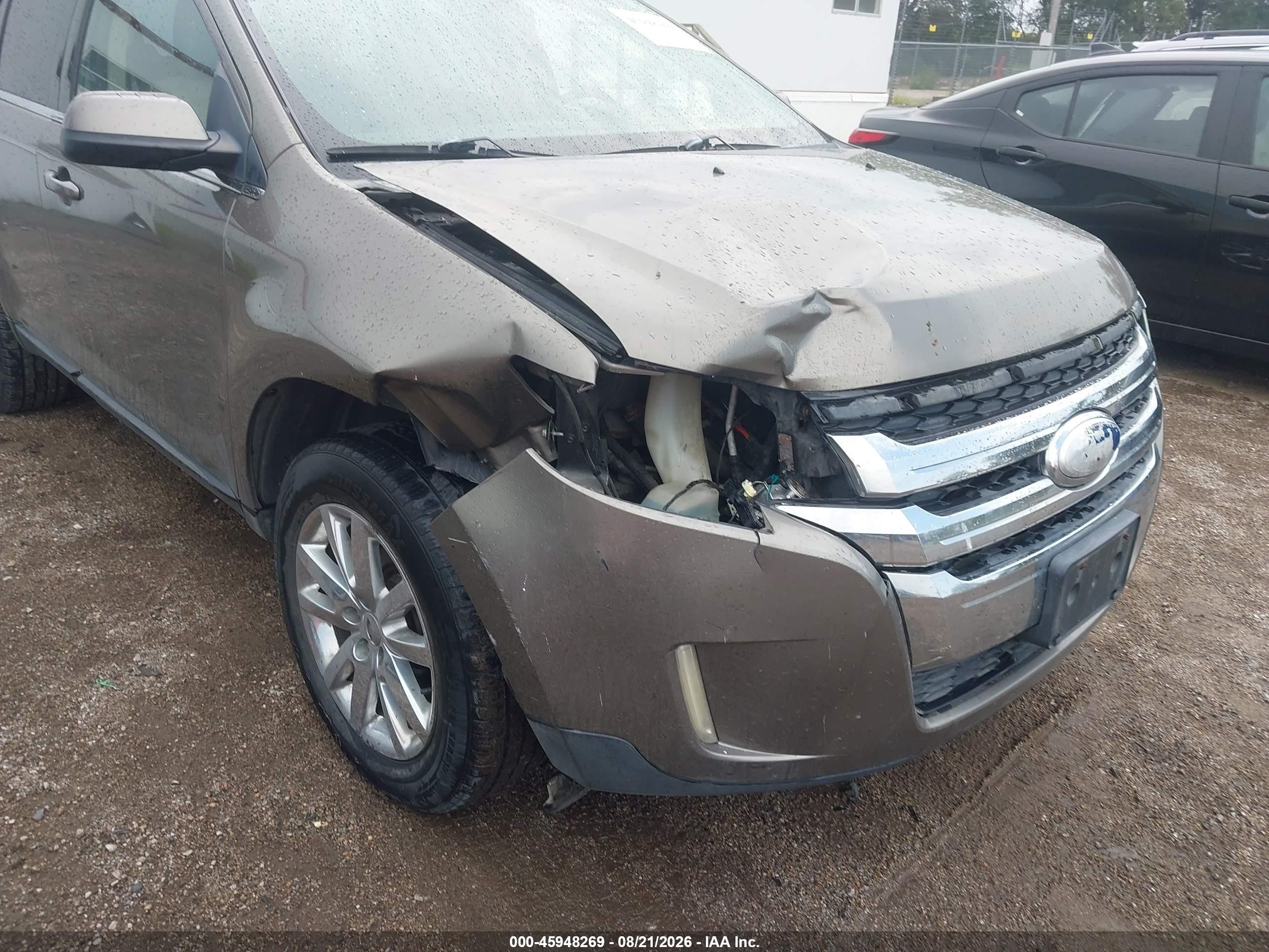 2013 Ford Edge Limited Серебряный vin: 2FMDK4KC2DBA08806