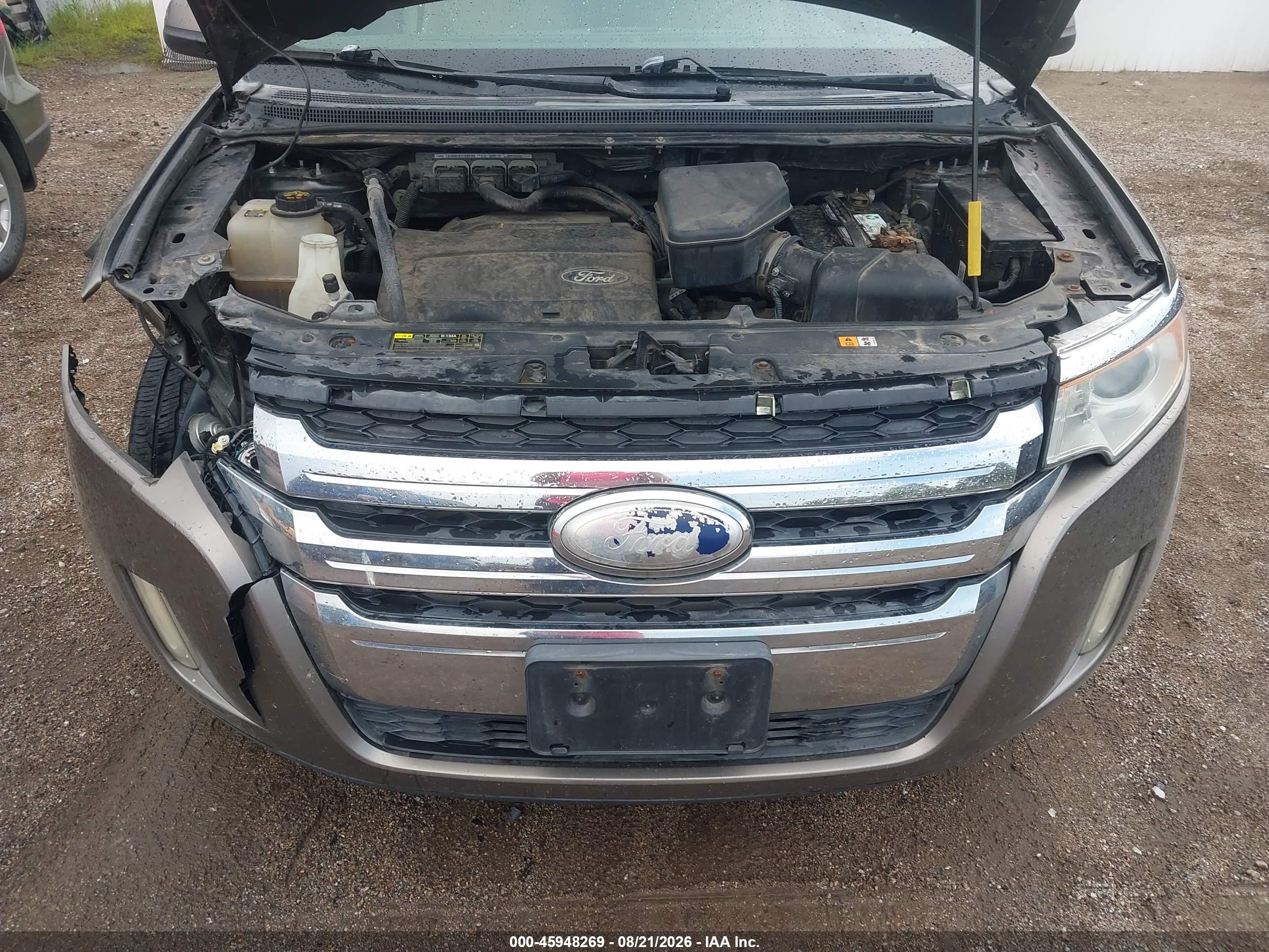 2013 Ford Edge Limited Серебряный vin: 2FMDK4KC2DBA08806