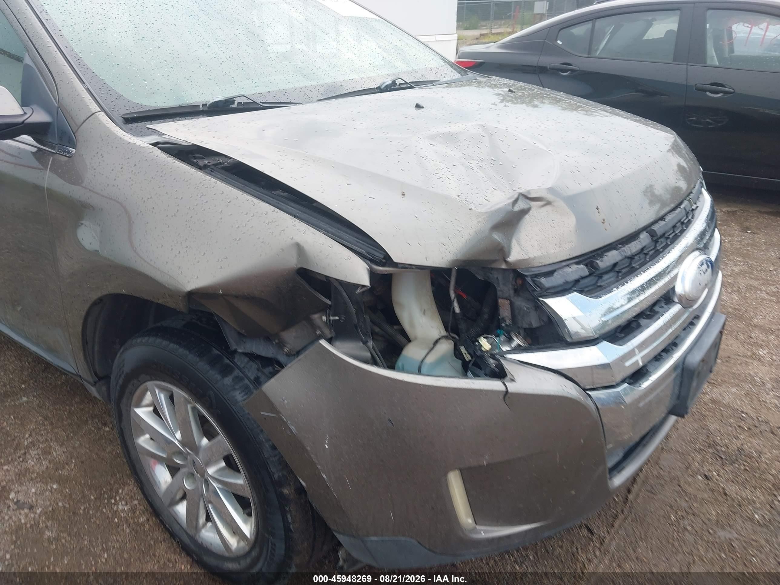 2013 Ford Edge Limited Серебряный vin: 2FMDK4KC2DBA08806