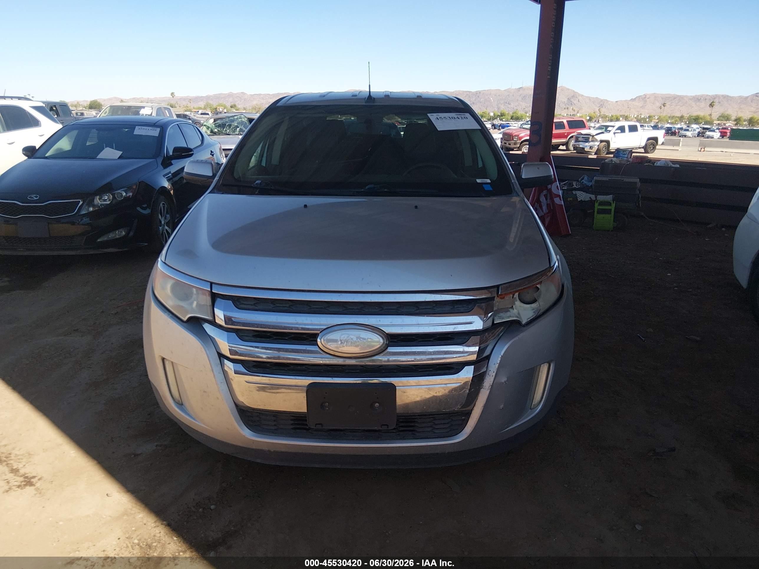 2013 Ford Edge Limited Silver vin: 2FMDK4KC2DBA13732