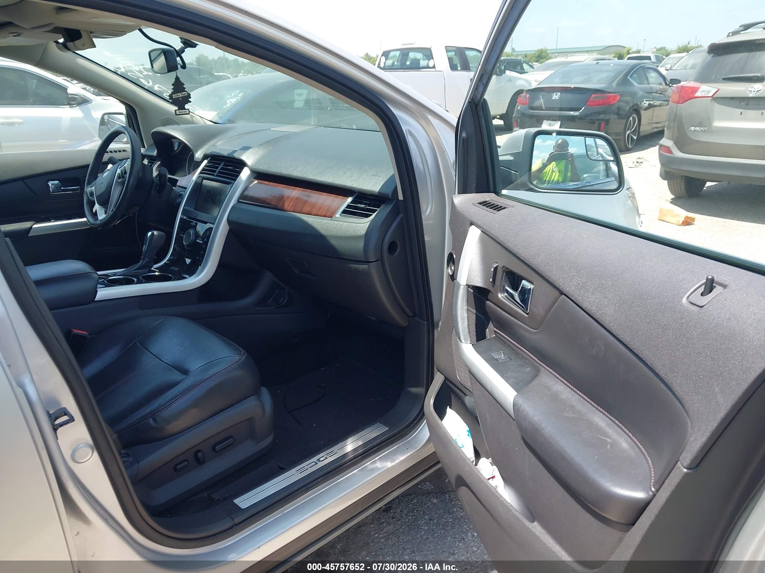 2013 Ford Edge Limited Silver vin: 2FMDK4KC2DBA41191