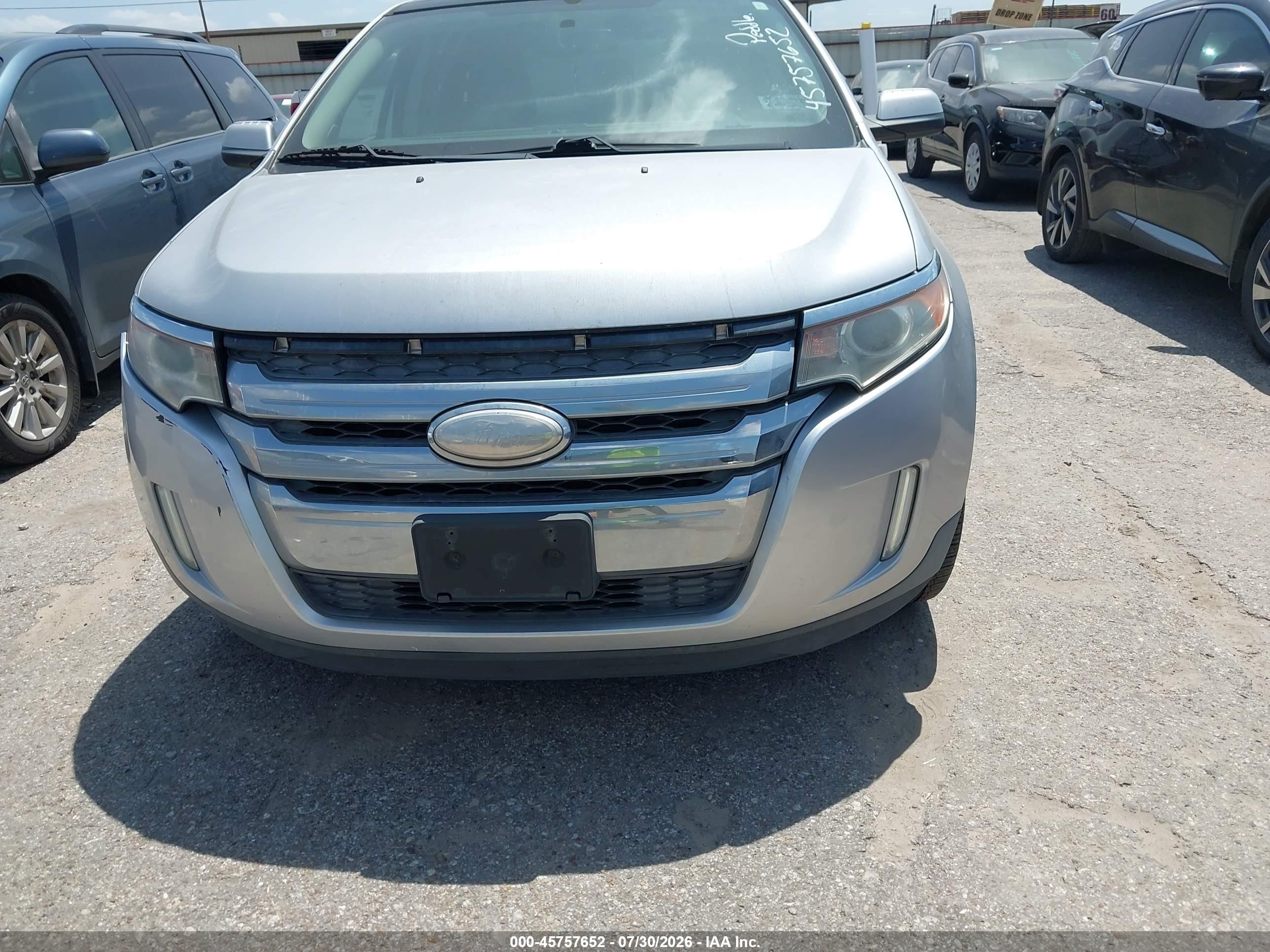 2013 Ford Edge Limited Silver vin: 2FMDK4KC2DBA41191