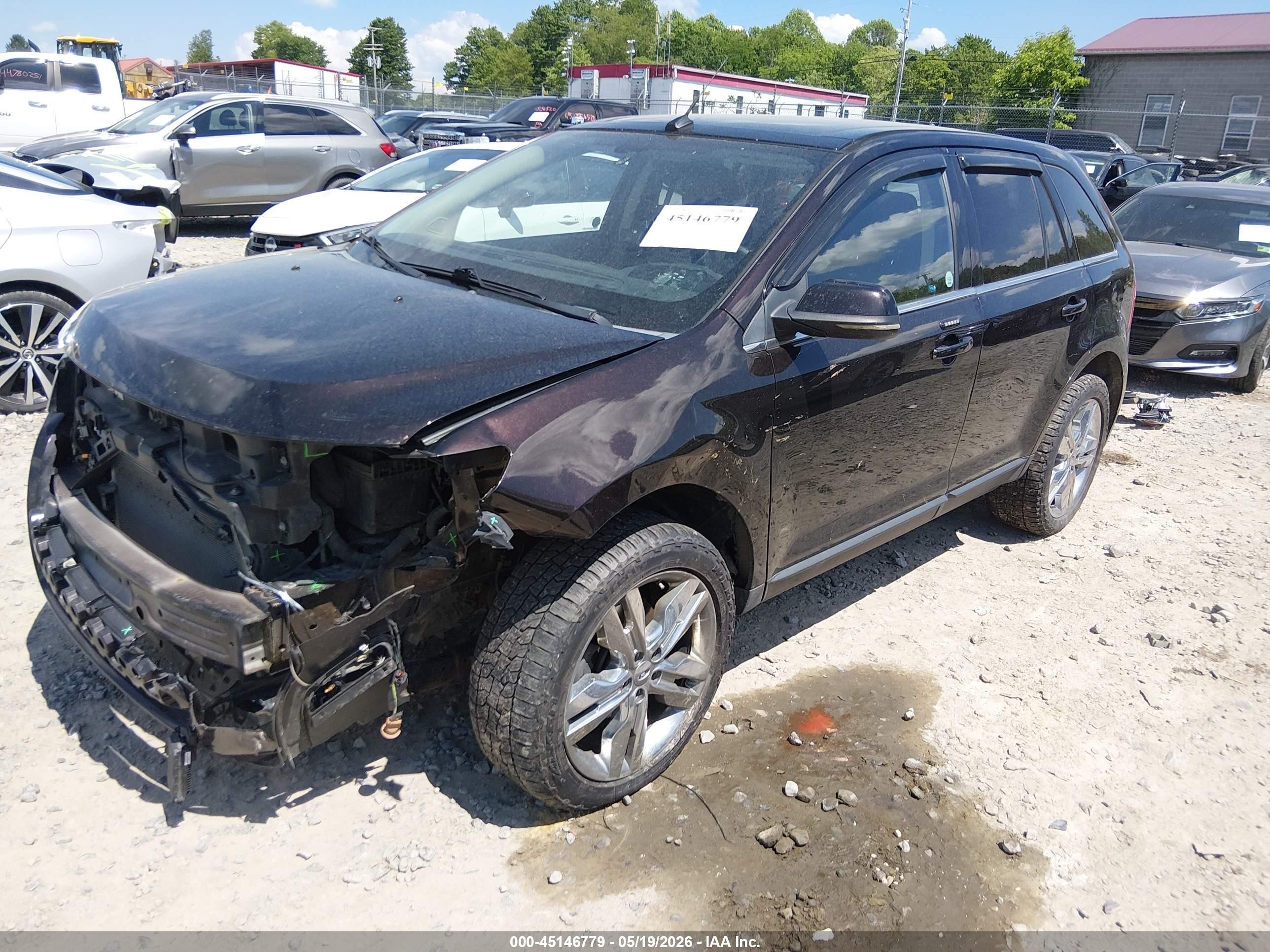 2013 Ford Edge Limited Brown vin: 2FMDK4KC2DBB93780