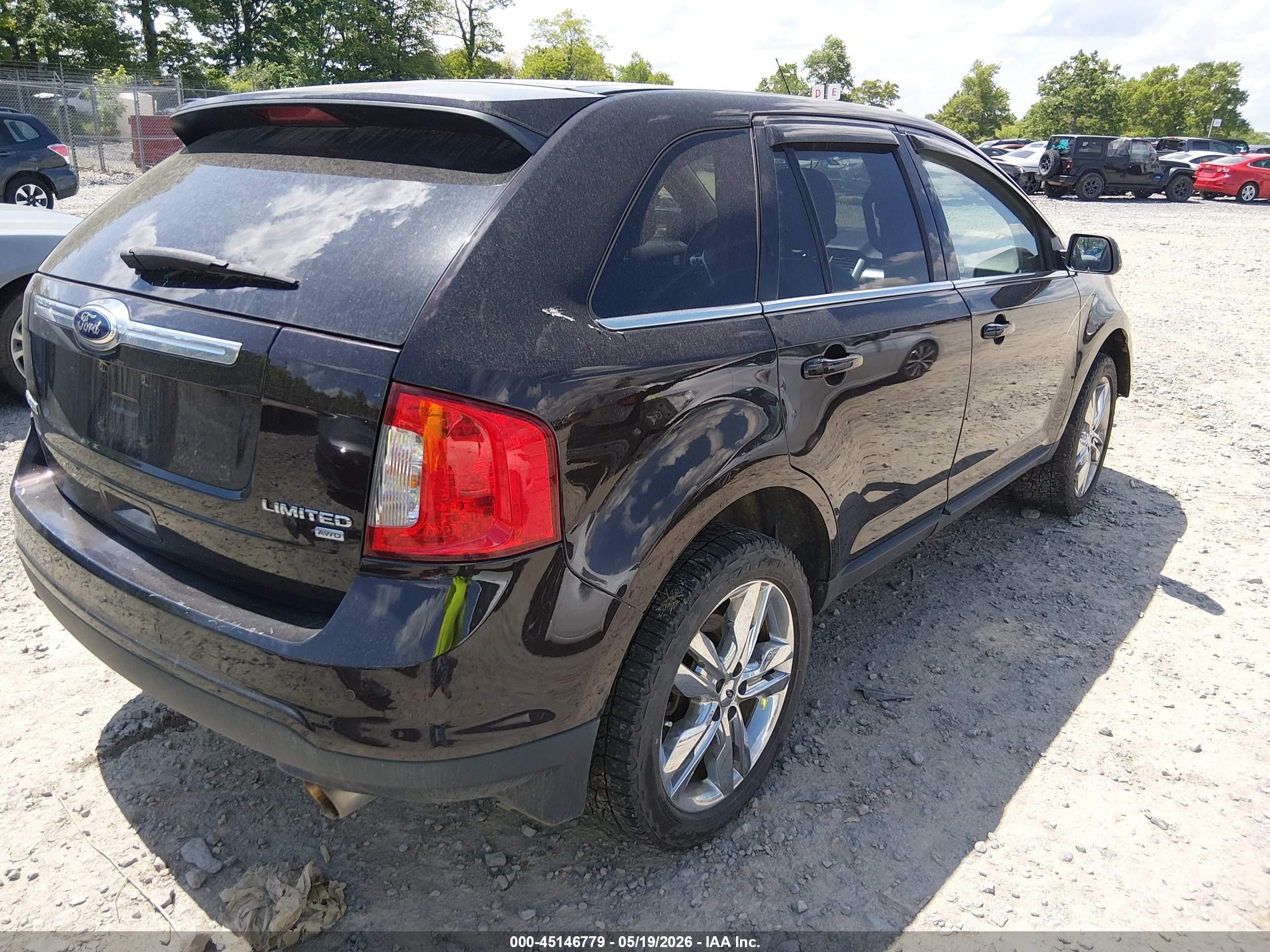 2013 Ford Edge Limited Brown vin: 2FMDK4KC2DBB93780