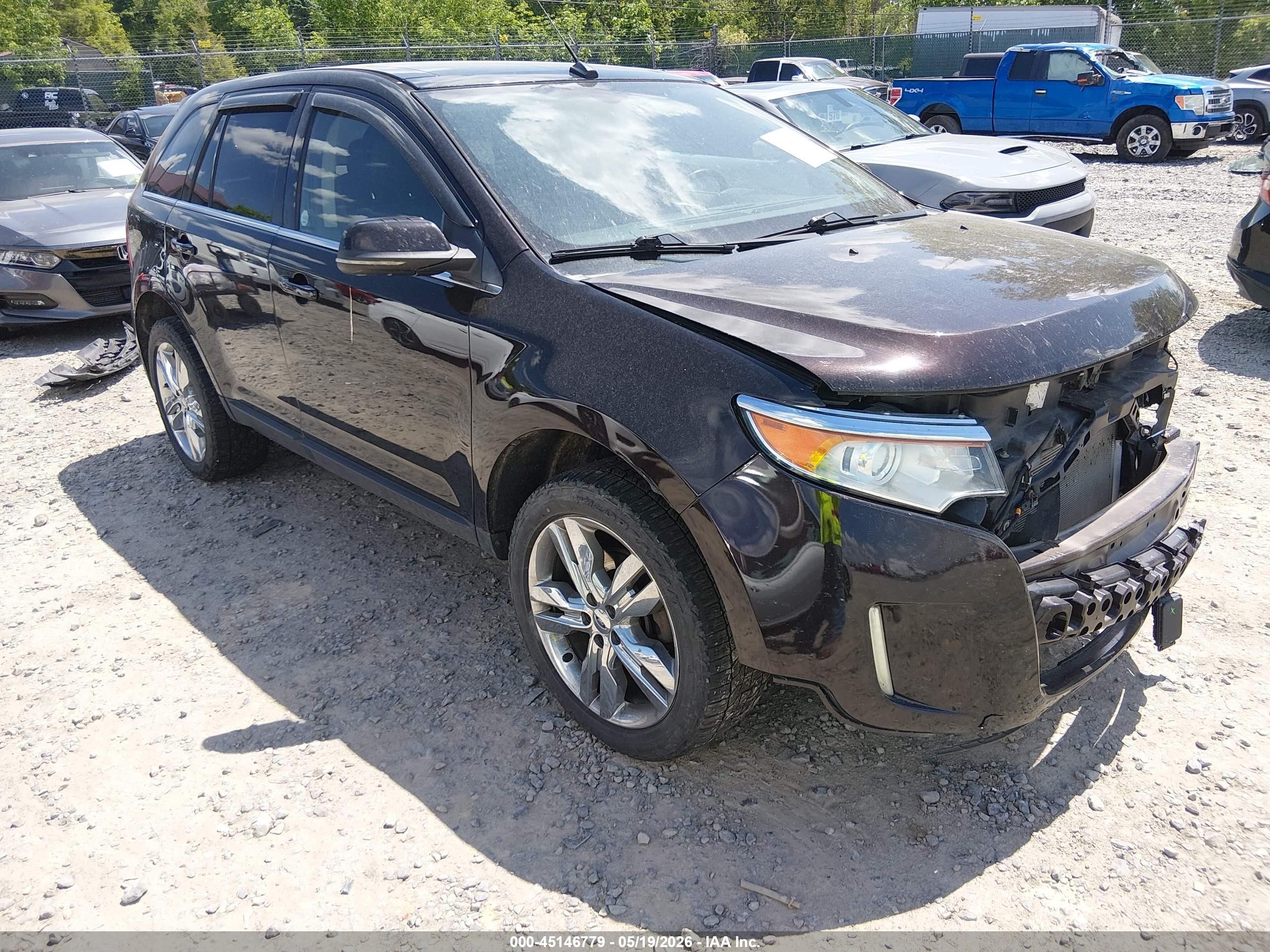 2013 Ford Edge Limited Brown vin: 2FMDK4KC2DBB93780