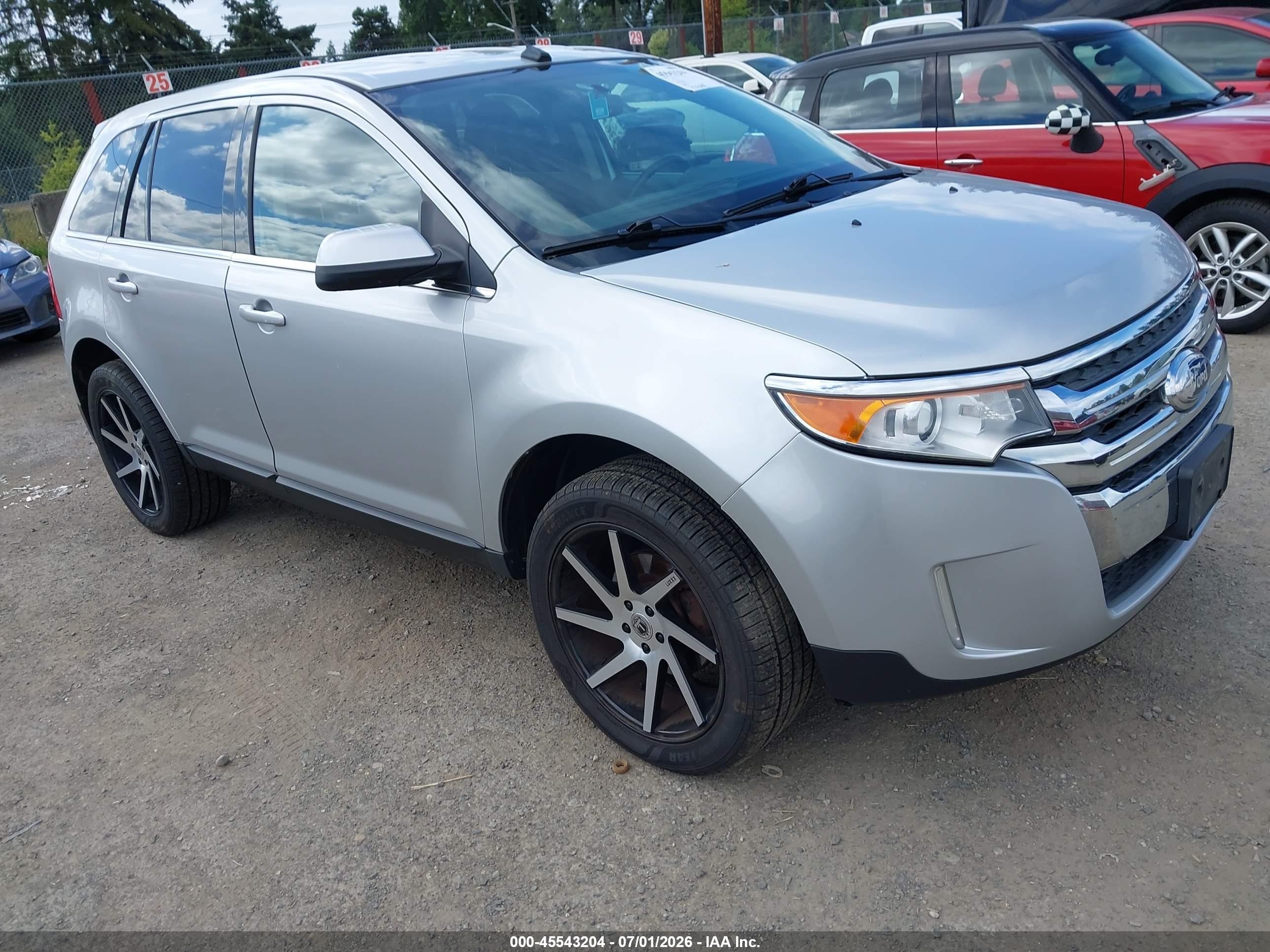 2013 Ford Edge Limited Серебряный vin: 2FMDK4KC2DBC26454