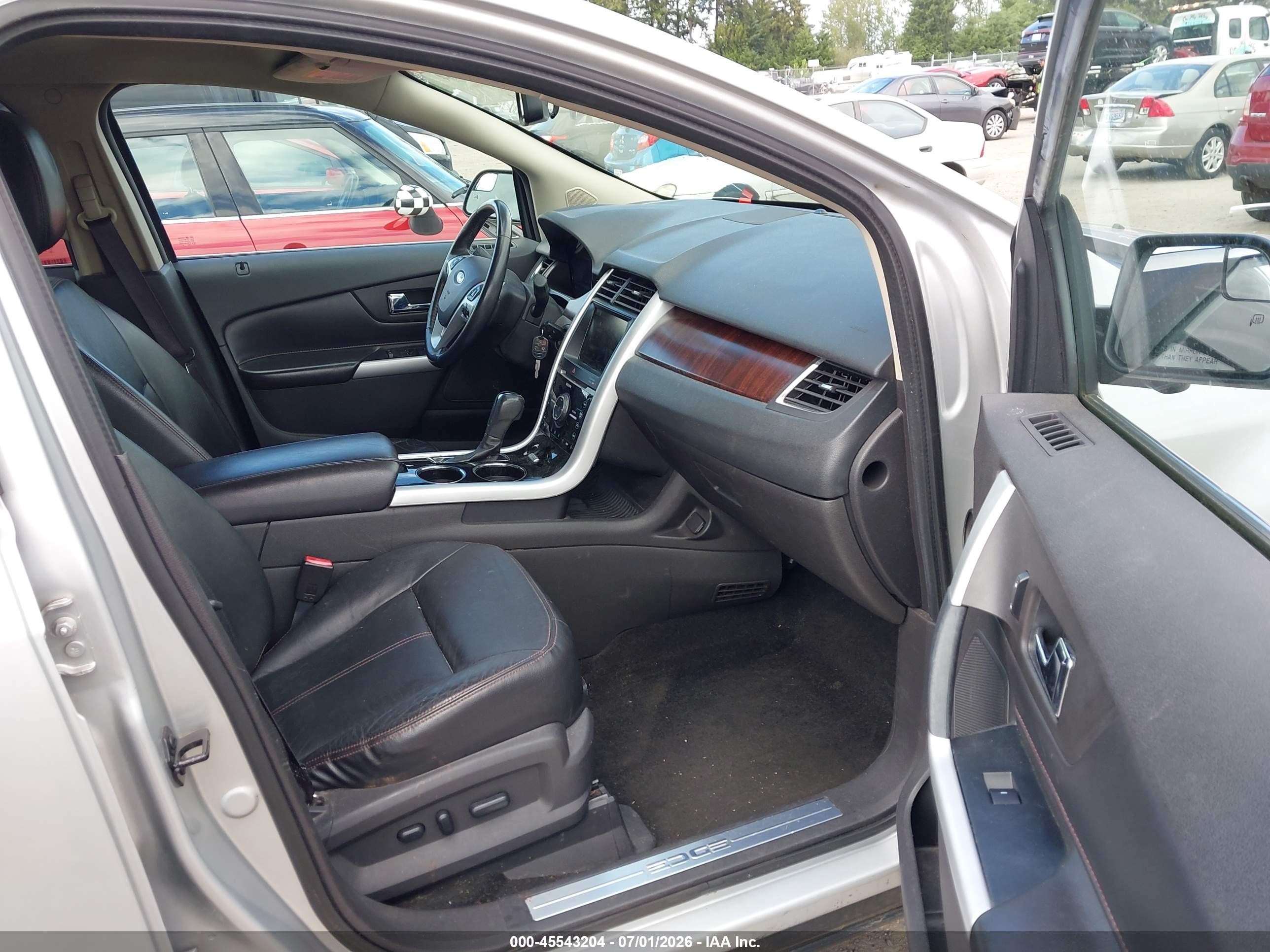 2013 Ford Edge Limited Silver vin: 2FMDK4KC2DBC26454