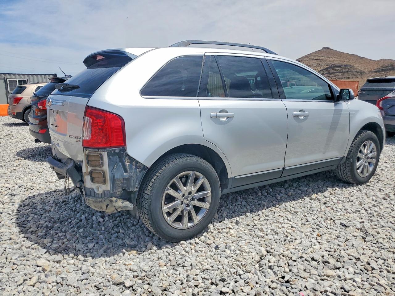 2013 Ford Edge Limited Silver vin: 2FMDK4KC2DBC26499
