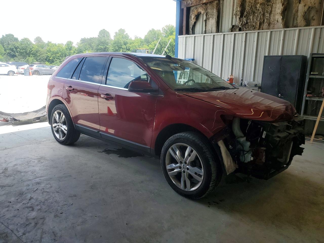 2013 Ford Edge Limited Red vin: 2FMDK4KC2DBC61916