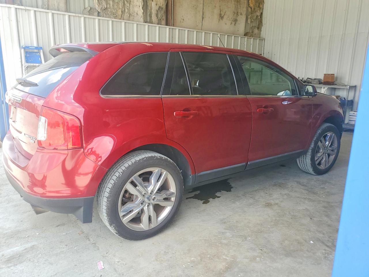 2013 Ford Edge Limited Red vin: 2FMDK4KC2DBC61916