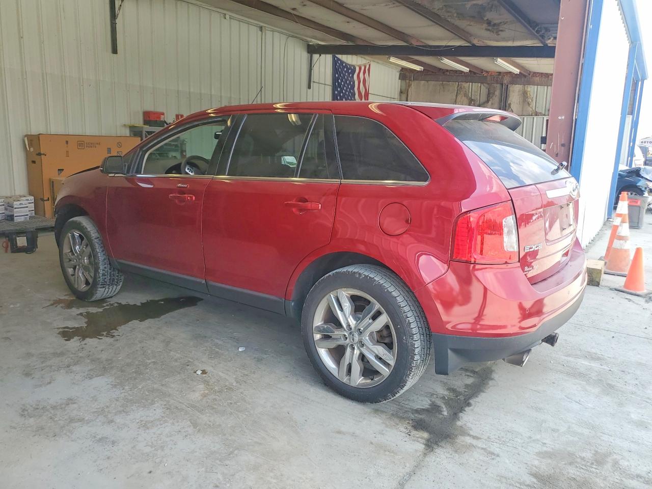 2013 Ford Edge Limited Red vin: 2FMDK4KC2DBC61916