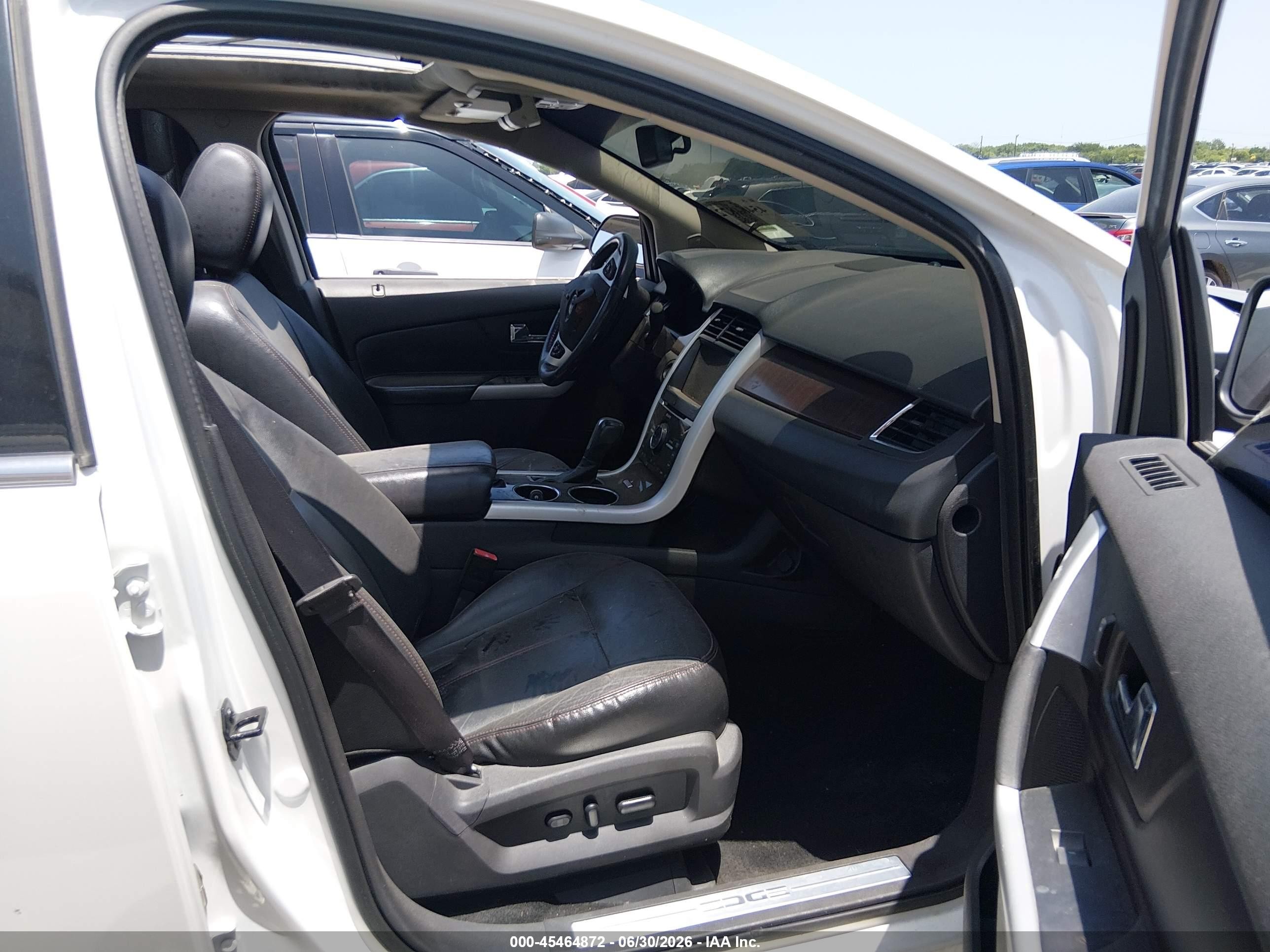2013 Ford Edge Limited White vin: 2FMDK4KC2DBC87366