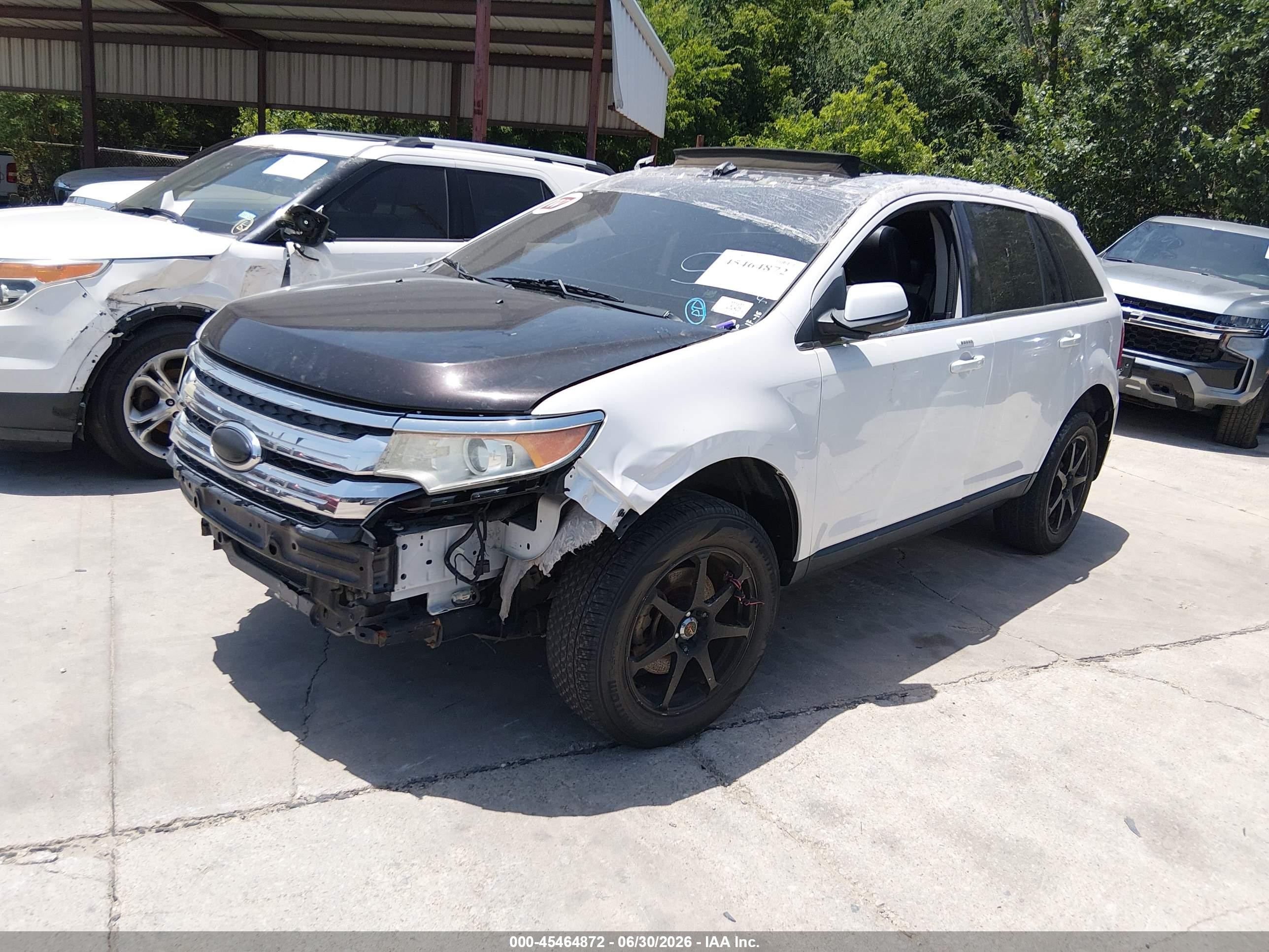 2013 Ford Edge Limited White vin: 2FMDK4KC2DBC87366