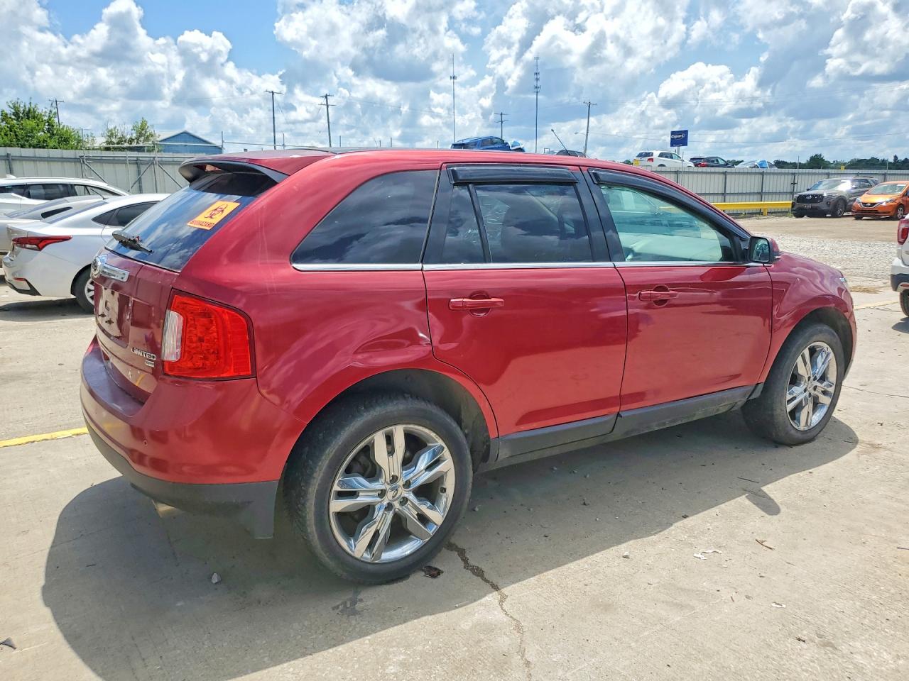 2013 Ford Edge Limited Maroon vin: 2FMDK4KC2DBE22426
