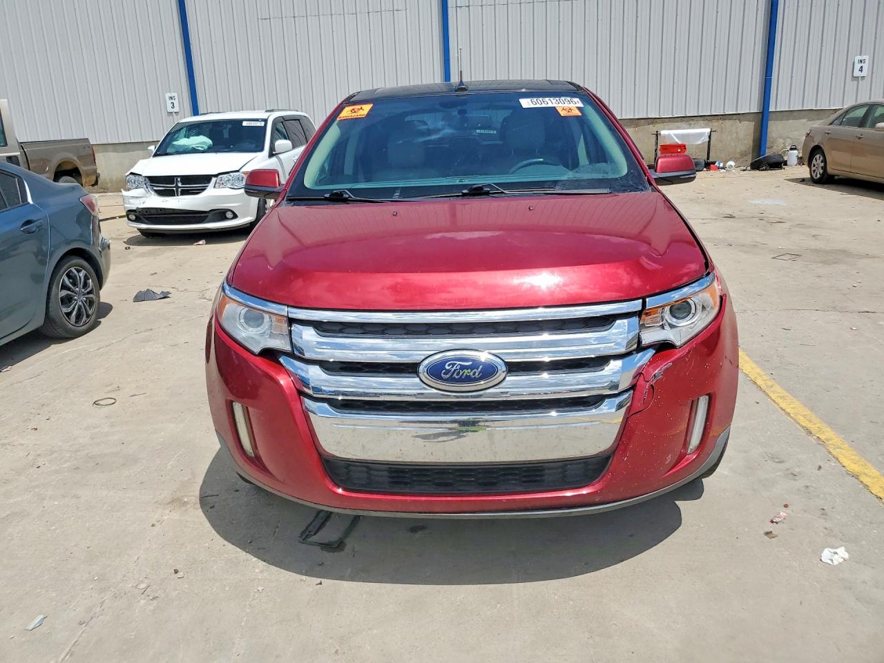 2013 Ford Edge Limited Maroon vin: 2FMDK4KC2DBE22426